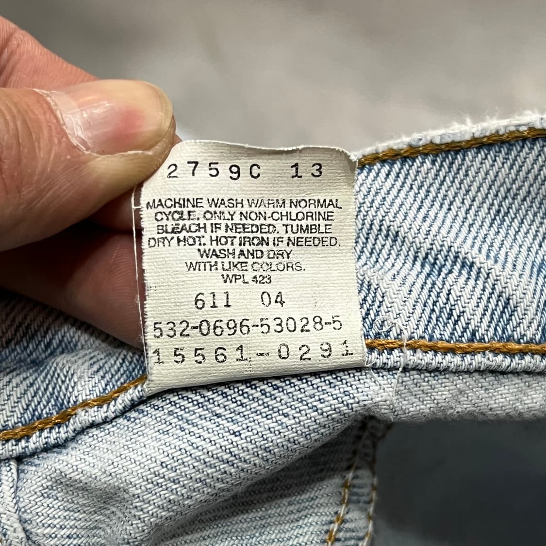  USA 리바이스 561 데님 팬츠 y14802 상품이미지8