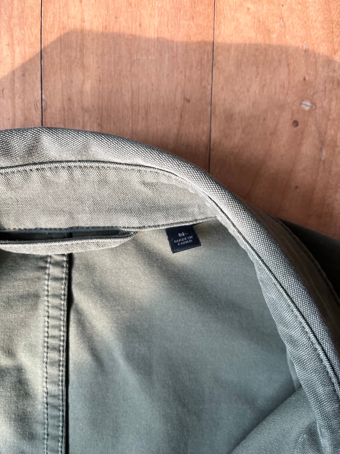 유니클로 올리브 워크셔츠 사이즈 m 상품이미지3