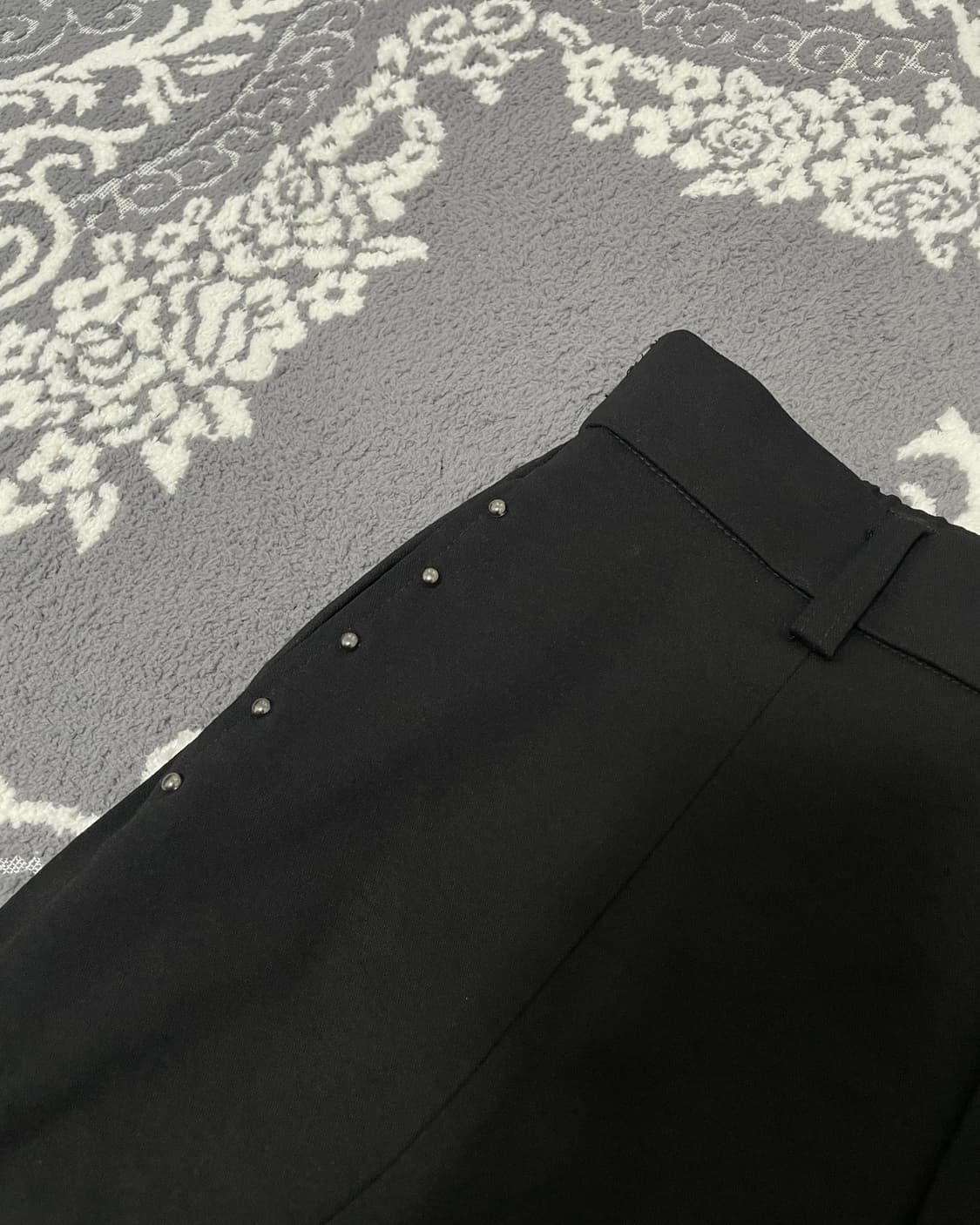 None Studded Mesh Panel trousers 상품이미지3