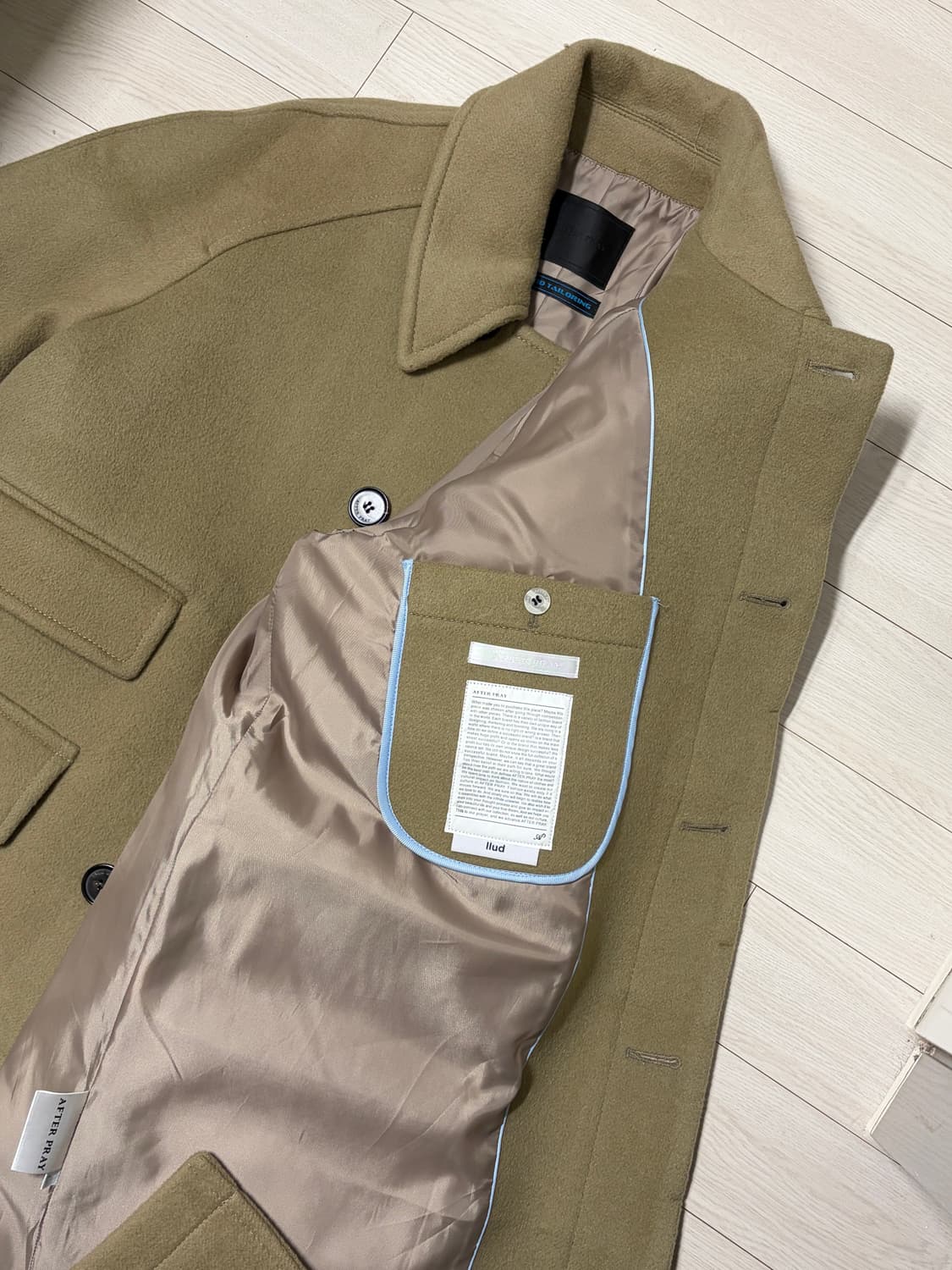 애프터프레이 X llud 투어리스트 발마칸 코트 상품이미지3