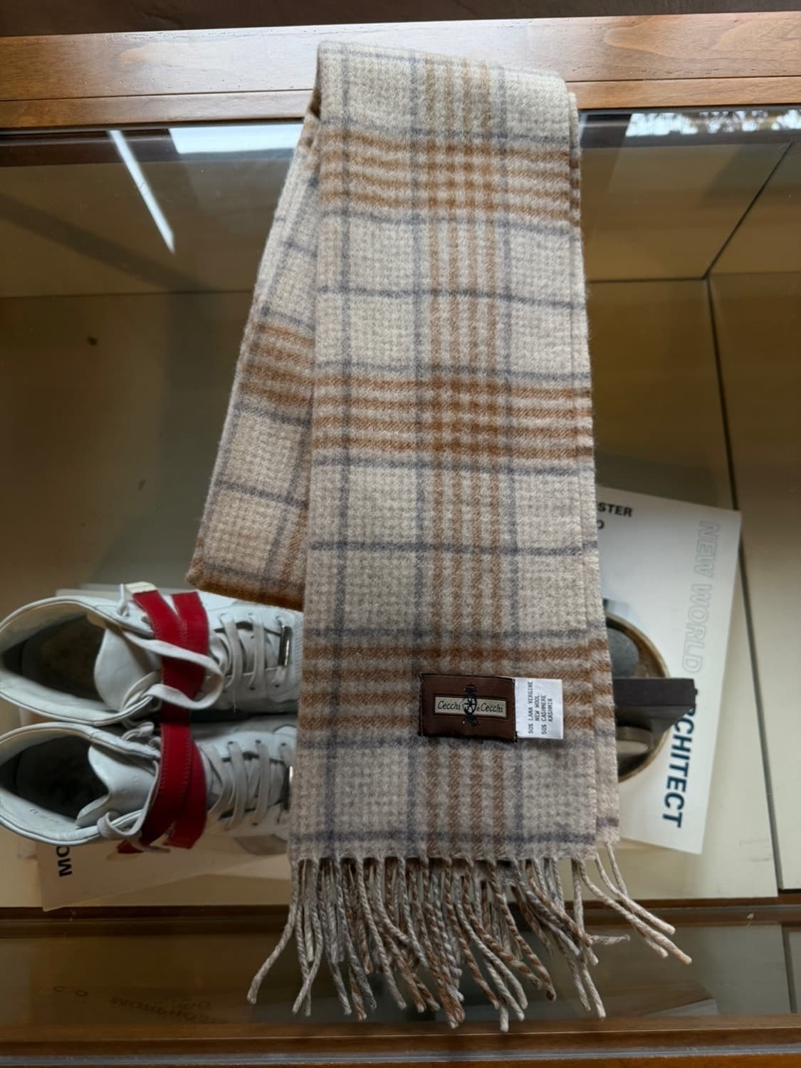 Cecci 울 캐시미어 머플러 상품이미지1