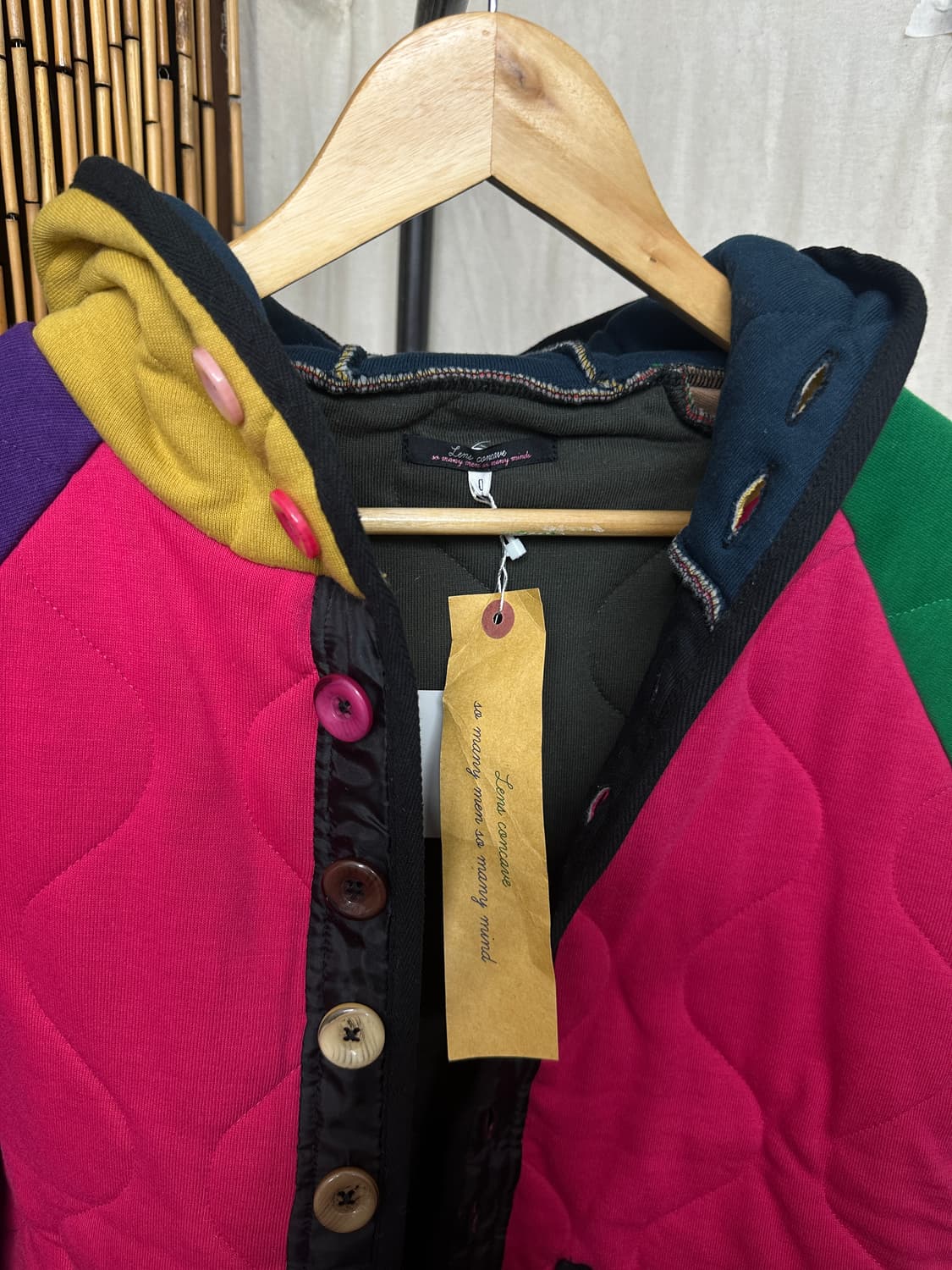 LENS CONCAVE 후드 가디건 상품이미지1