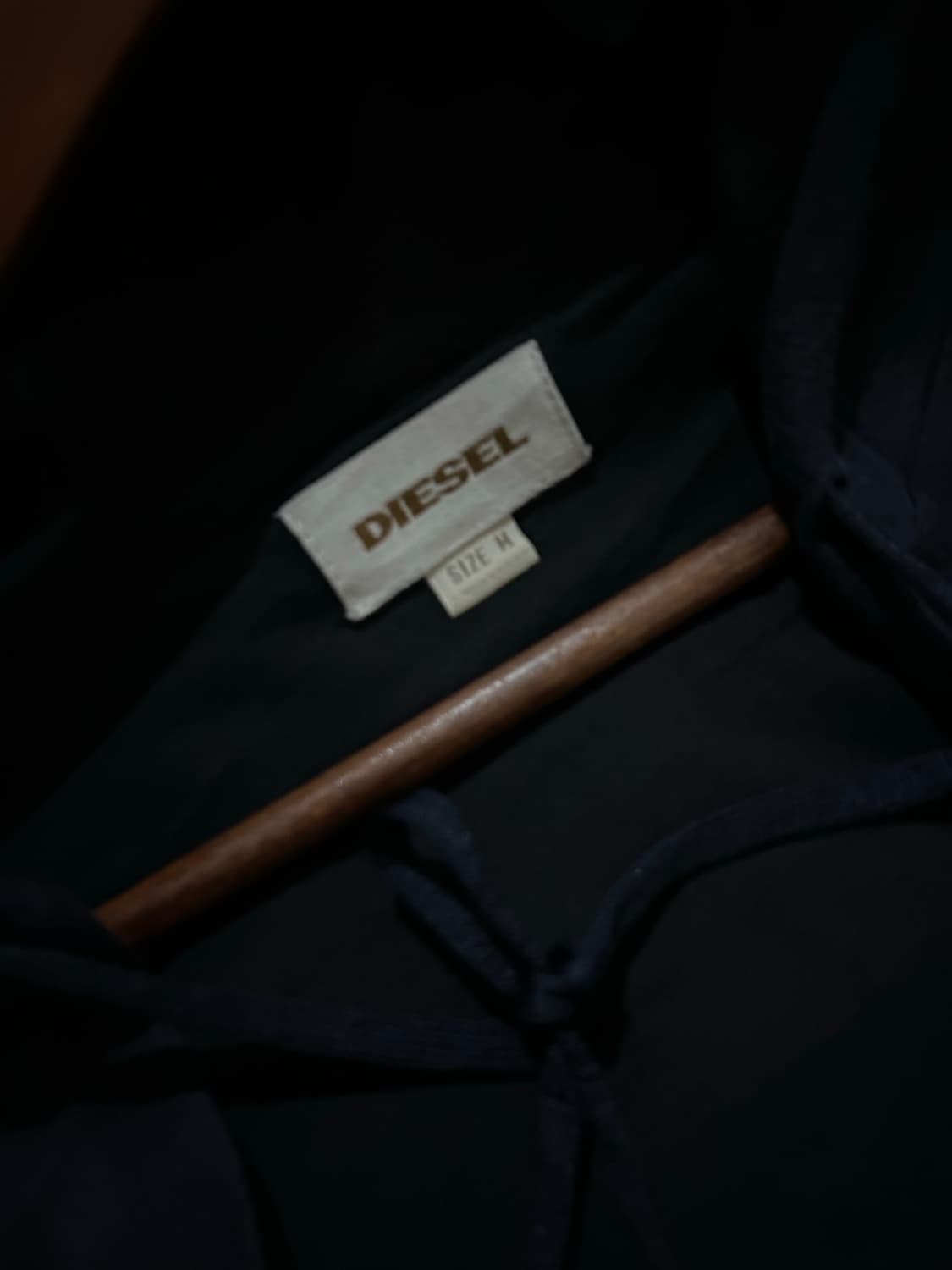 Diesel 디젤 네이비 후드 롱 슬리브 M size 상품이미지5