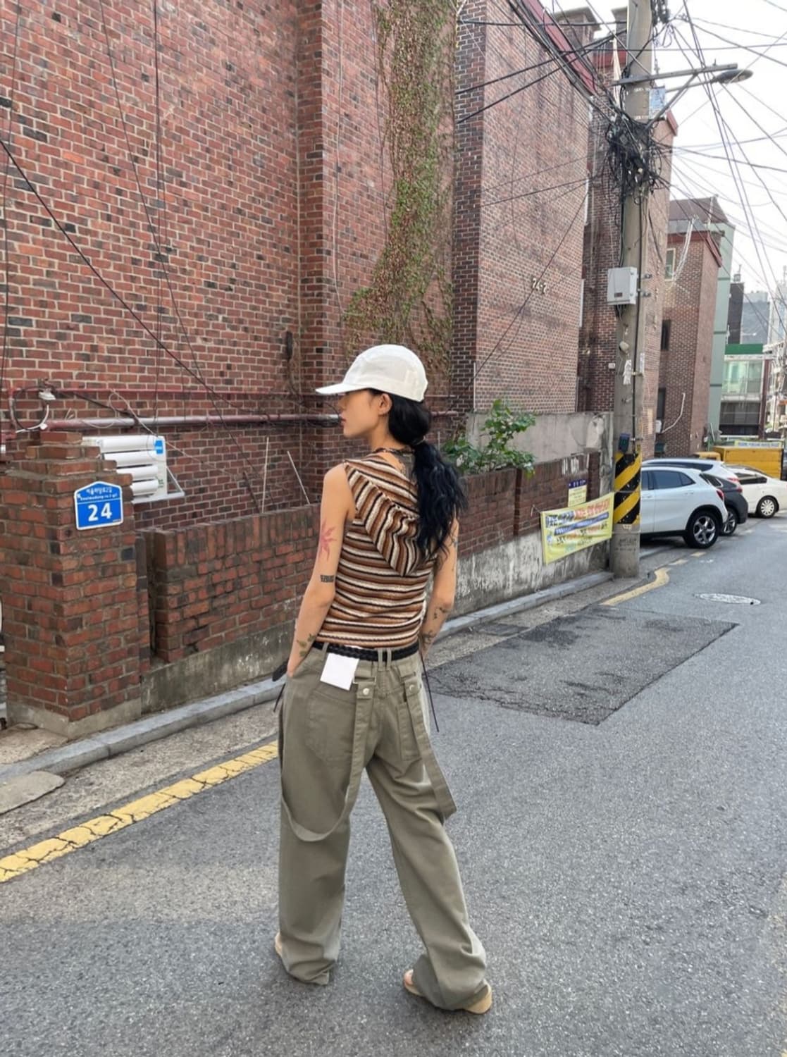 모래하우스 히피 후디 슬리브리스 상품이미지3