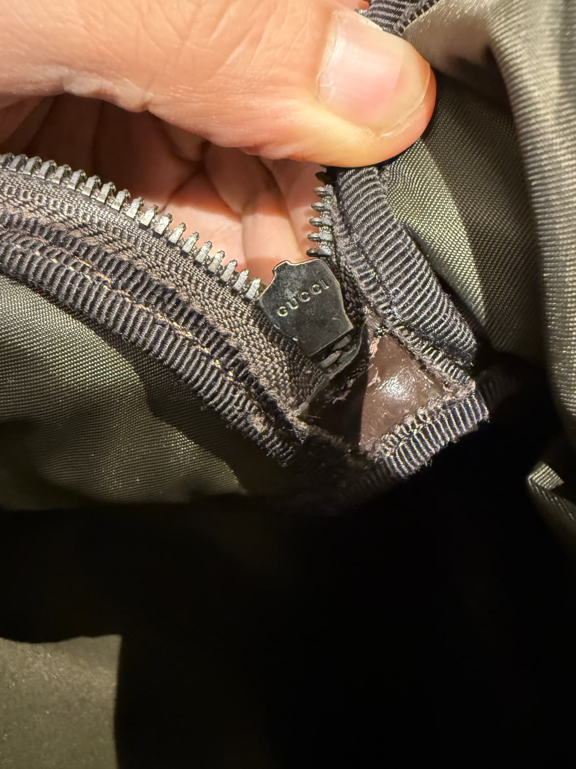 구찌 정품 GG 인터로킹 수프림 캔버스 백팩 상품이미지8