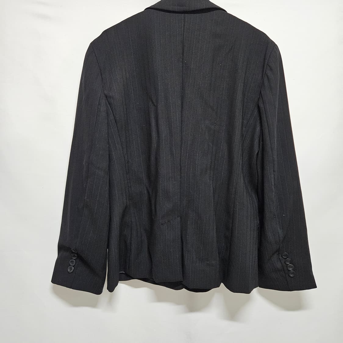 Japan Vintage 스트라이프 블레이저 자켓 L 상품이미지4