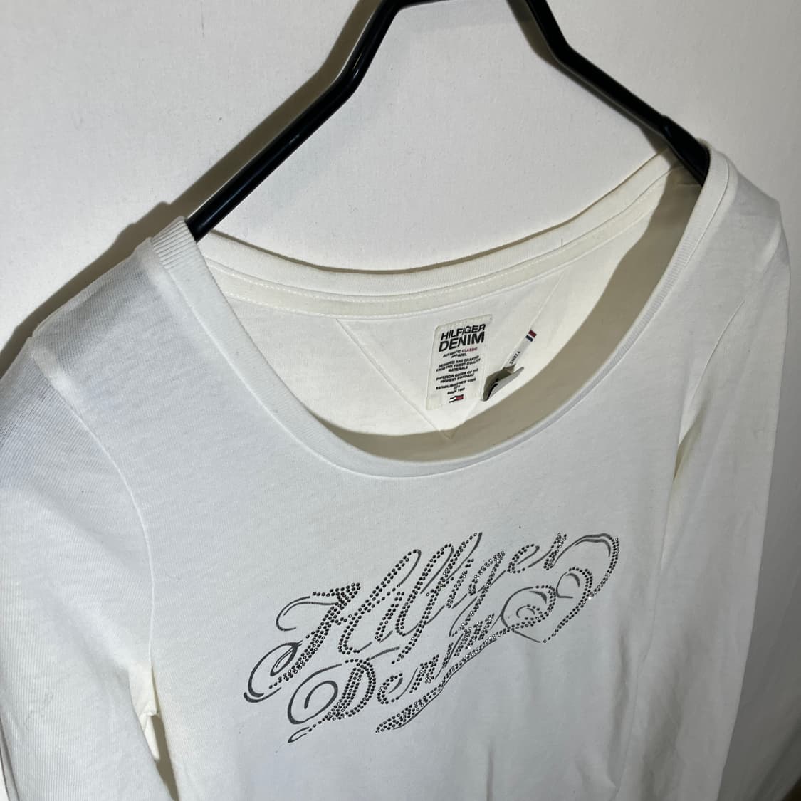 S)타미힐피거 데님 여성 긴팔 티셔츠 롱슬리브 상품이미지3