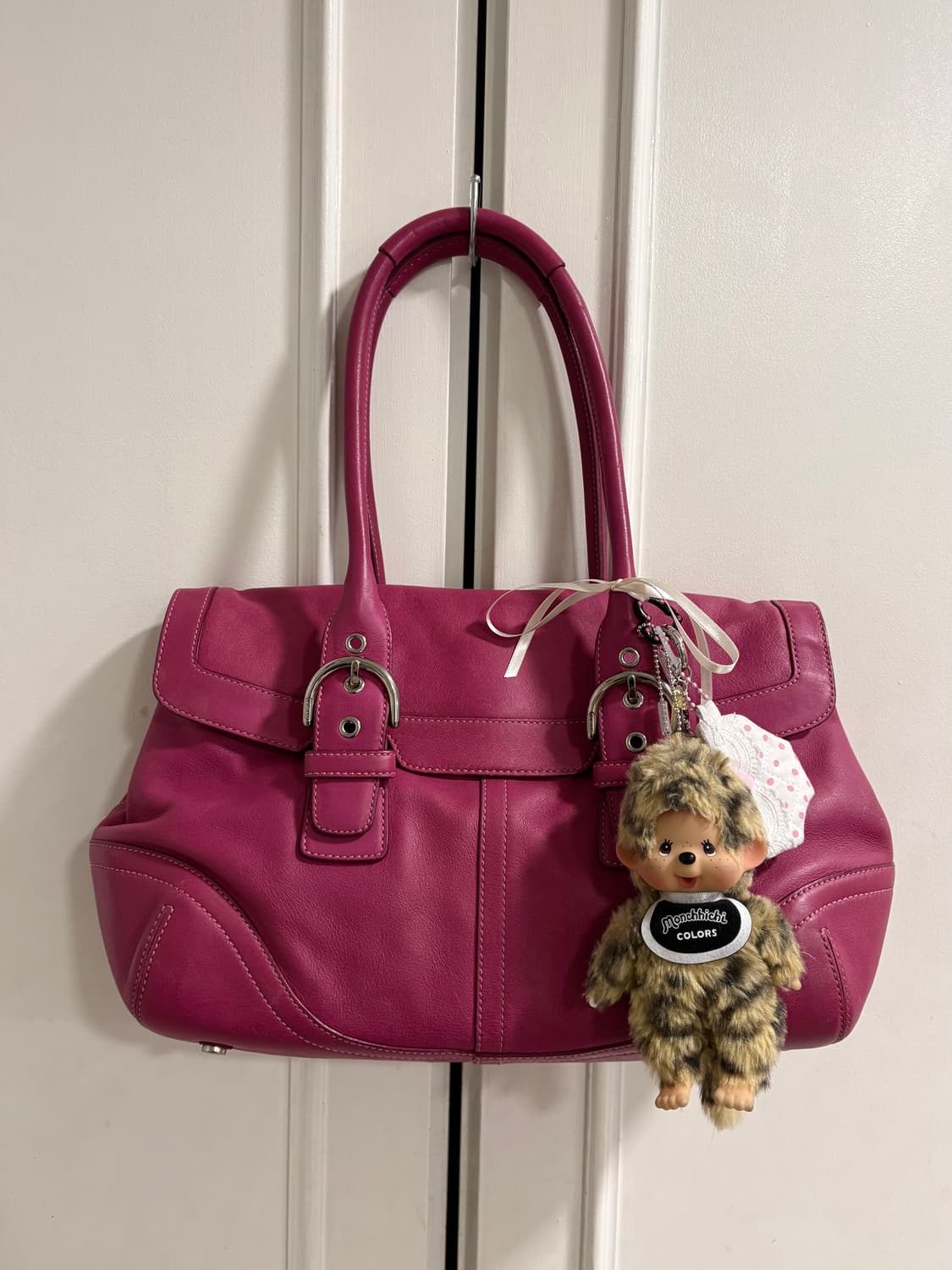 Coach pink shoulder bag 상품이미지3
