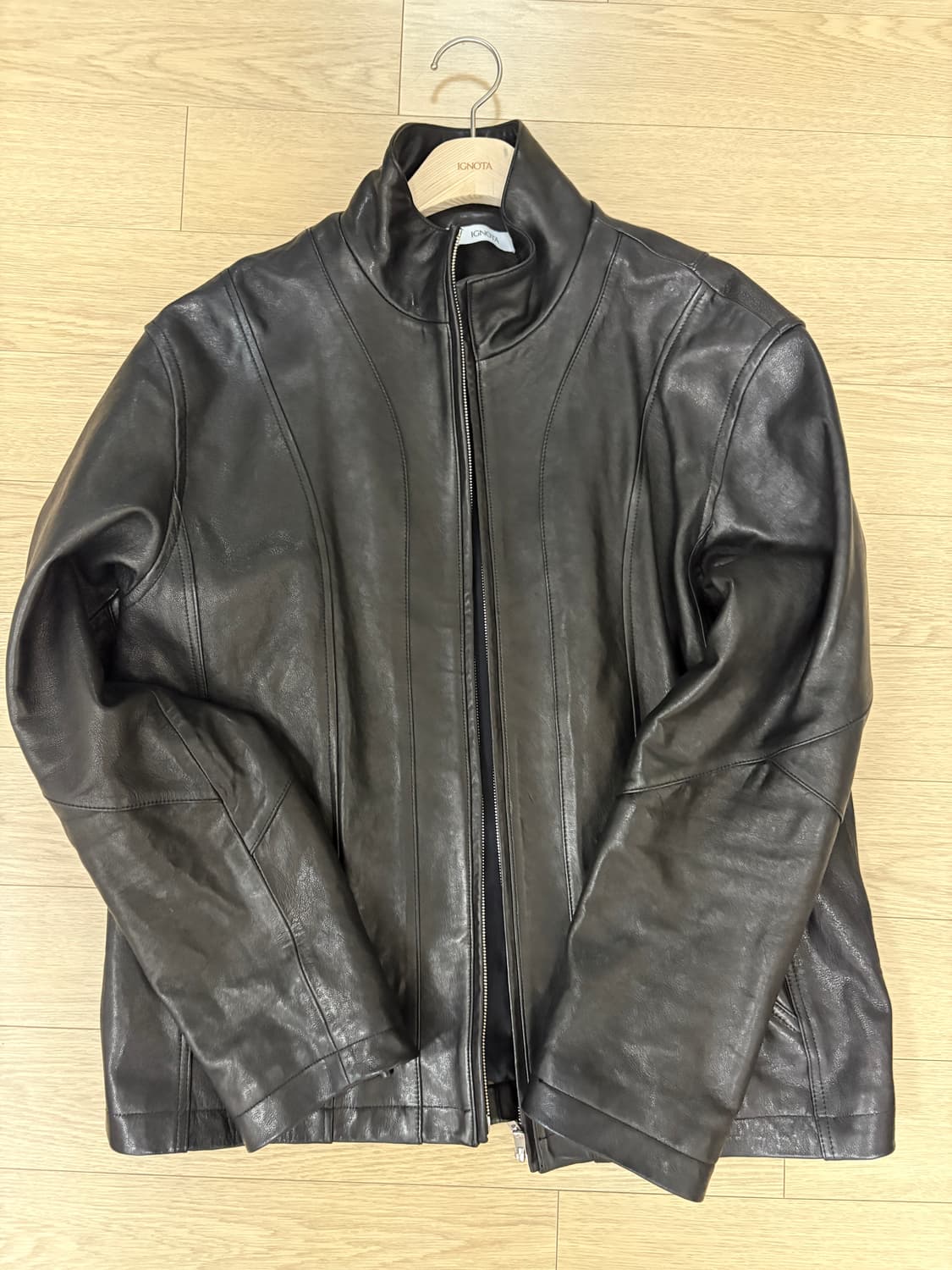 이그노타 코어13 레더자켓 블랙 S 상품이미지3