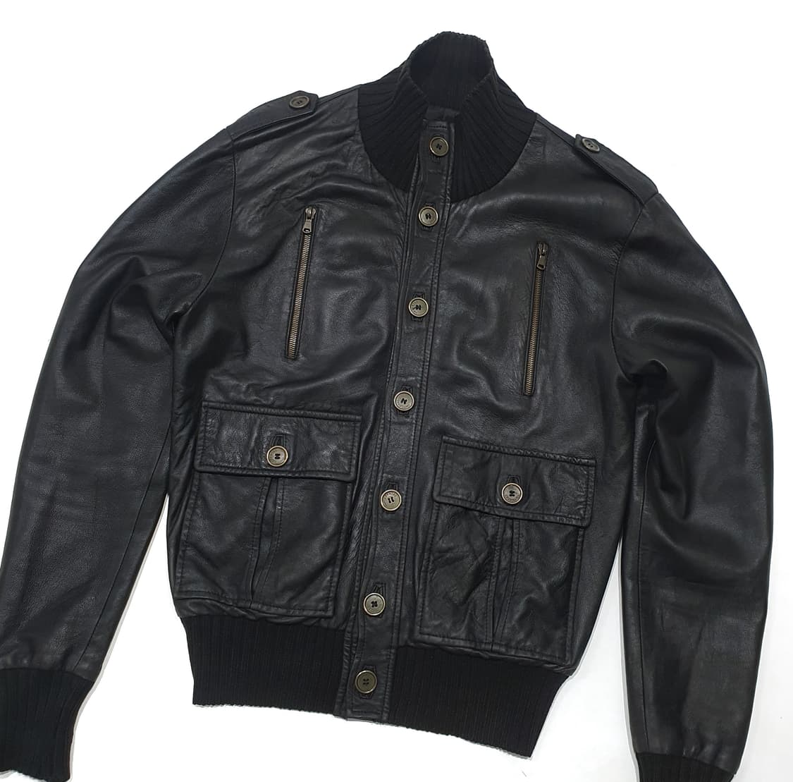 임페리얼 양가죽 봄버 자켓  L (100~105) italy made 상품이미지3