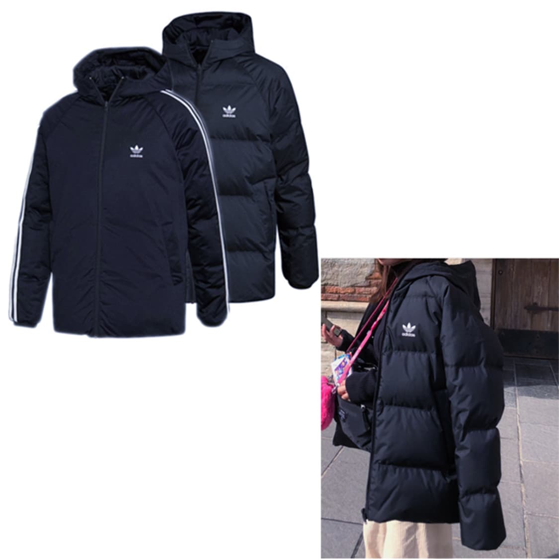 adidas 리버시블다운점퍼 상품이미지1