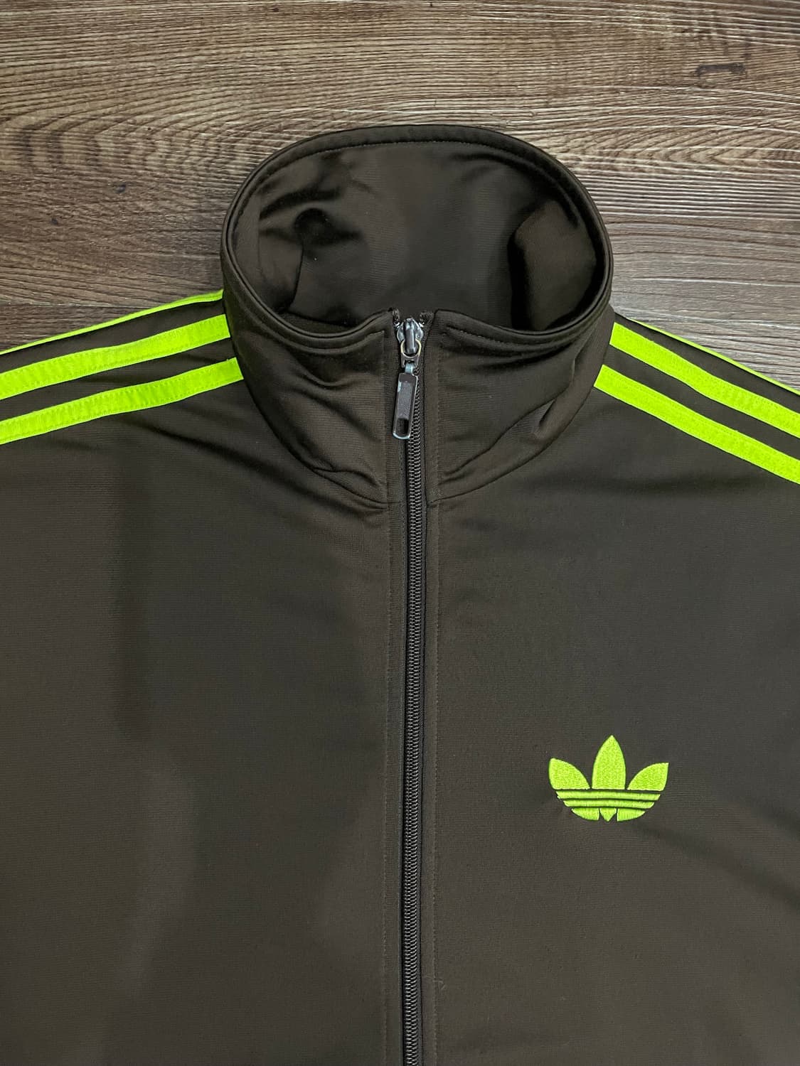 아디다스 파이어버드 트랙탑 져지 브라운 형광 상품이미지2