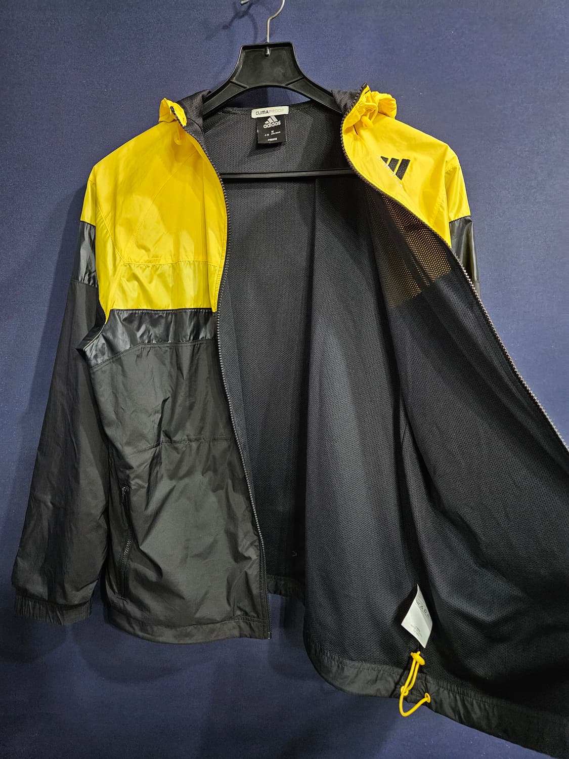 아디다스 자수로고 프린팅 투톤 남성 100 바람막이 후드집업  상품이미지7