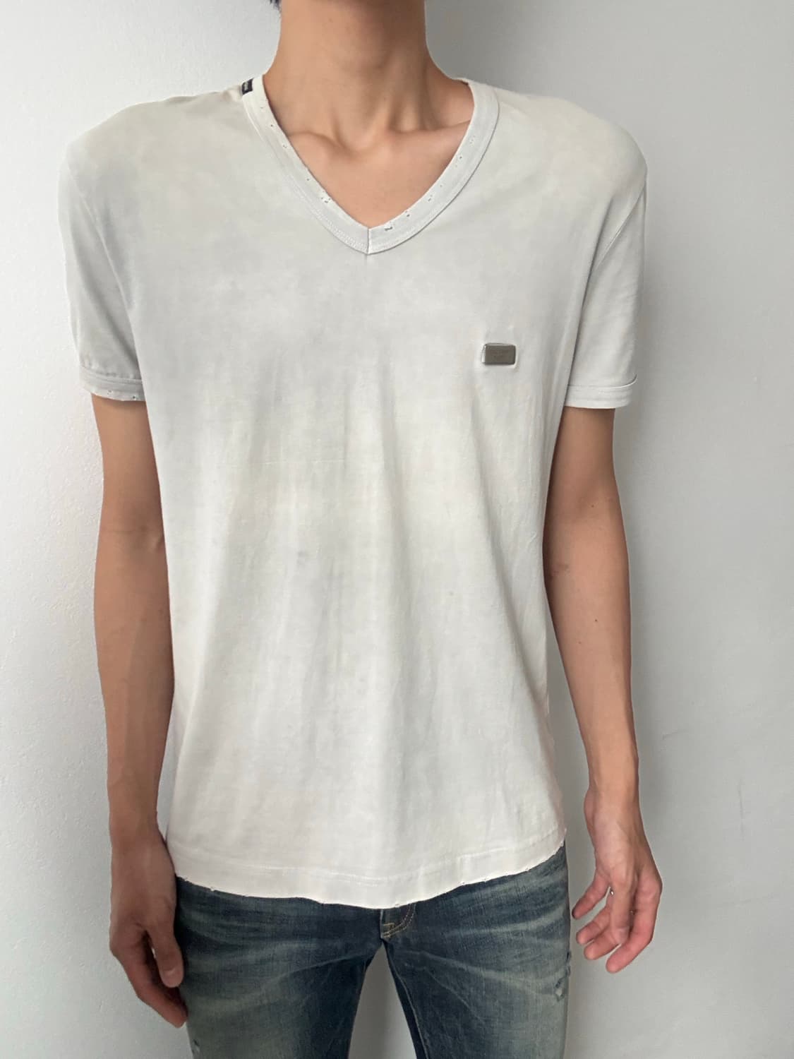 00s Dolce&Gabbana plate destroyed tee 상품이미지5