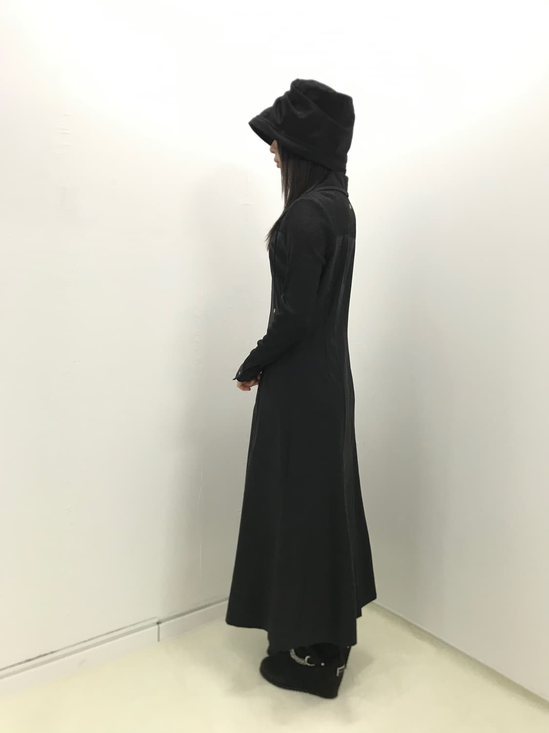 Long drooping line zipper onepiece  상품이미지3