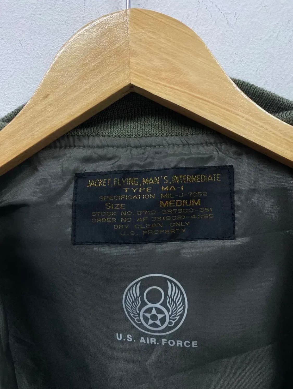 U.S AIR FORCE 항공 카키색 빈티지 조끼 M 상품이미지6