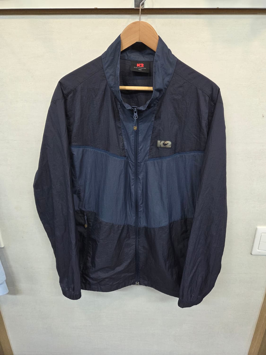 K2 배색 초경량 바람막이 집업자켓 xxxxl 120 상품이미지1