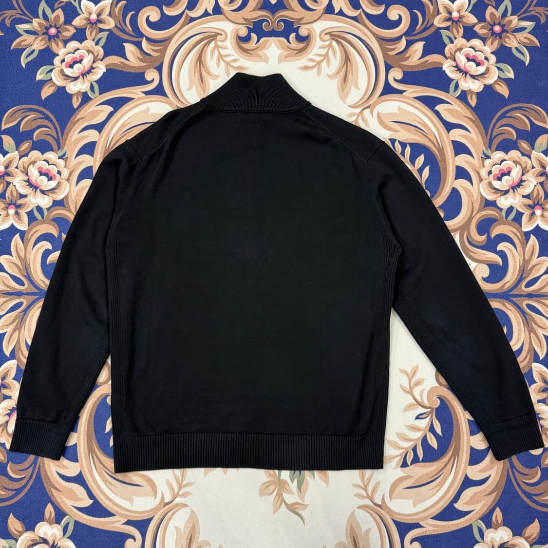 (XL)마시모 뚜띠 Massimo Dutti 코튼 하프집업(블랙) 상품이미지5