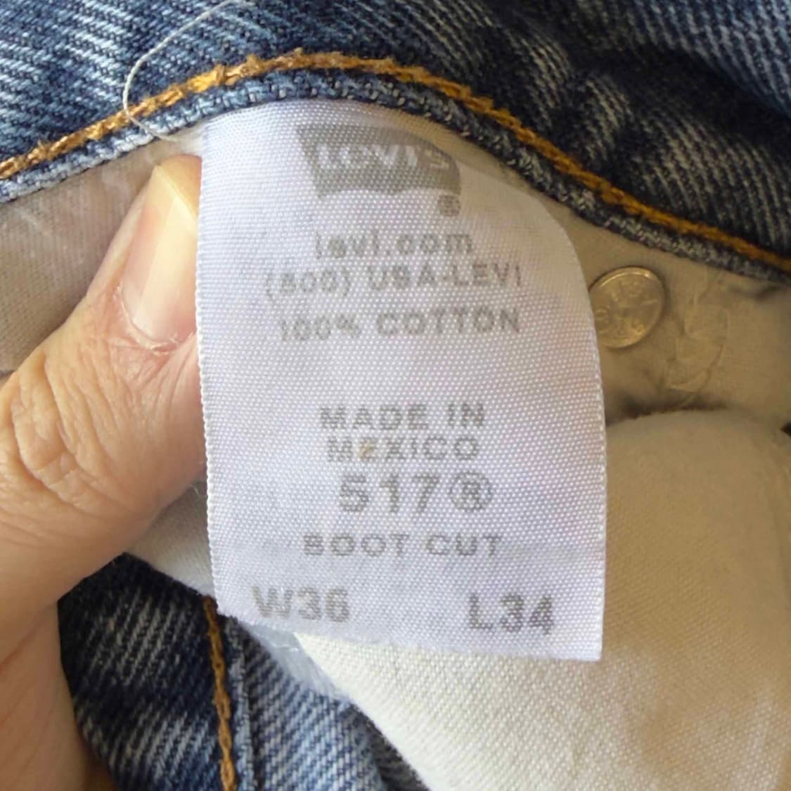 00s 리바이스 517 데님팬츠 W36 L34 상품이미지6
