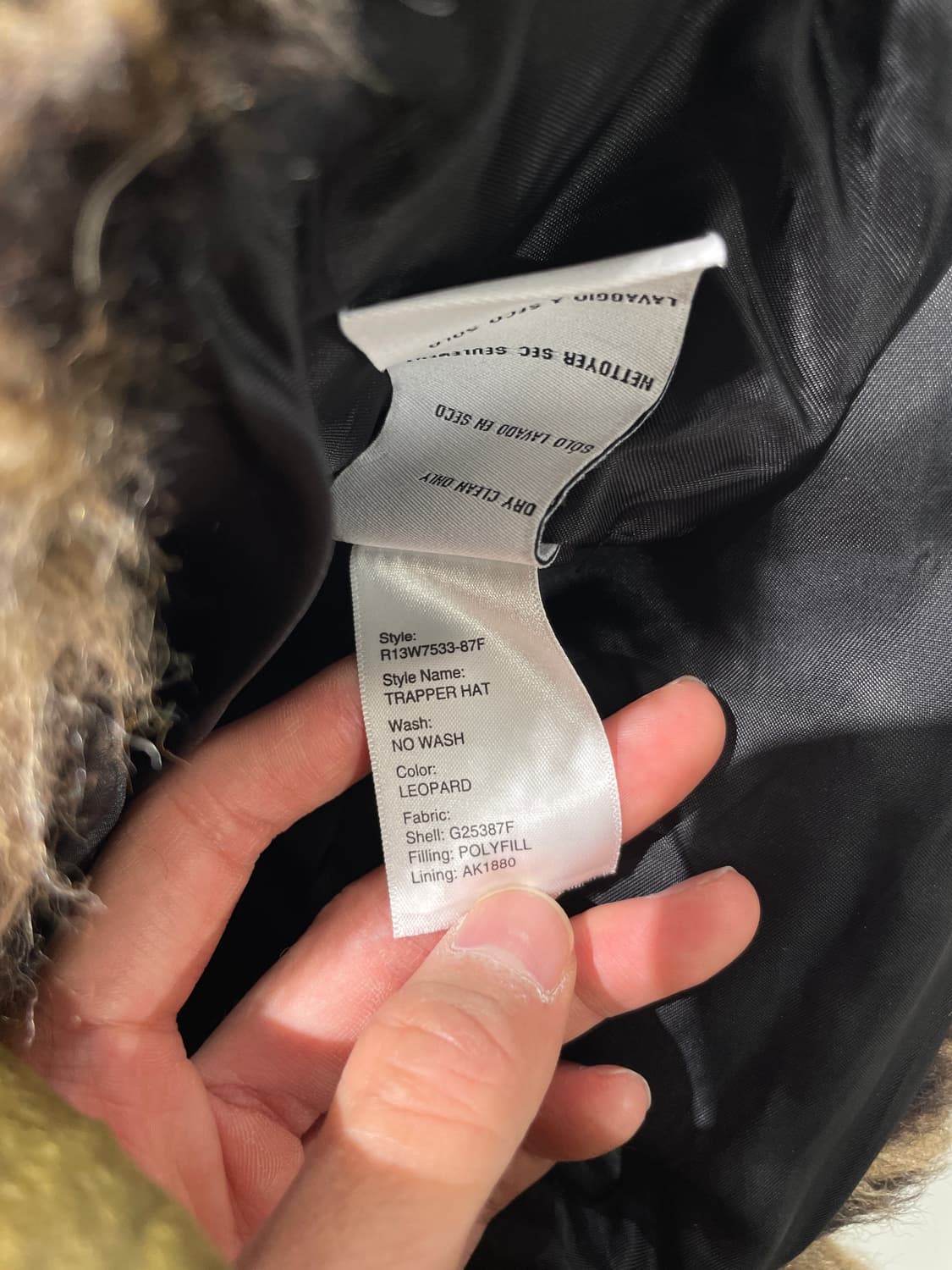 r13 레오파드 트래퍼 햇 상품이미지9