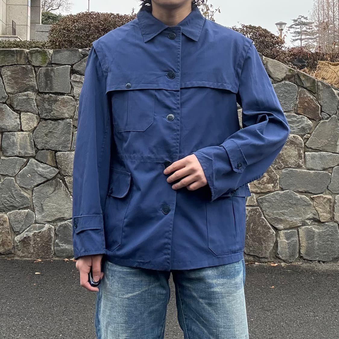 세르비아 밀리터리 블루 필드 자켓 상품이미지2