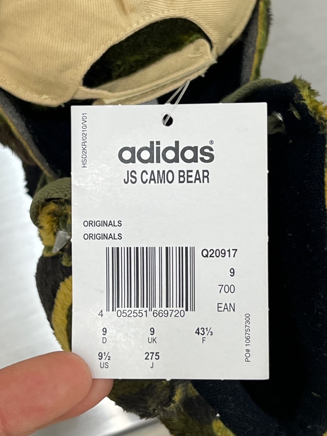 (새상품) 아디다스 X 제레미스캇 카모 베어 포럼 / 265 상품이미지9