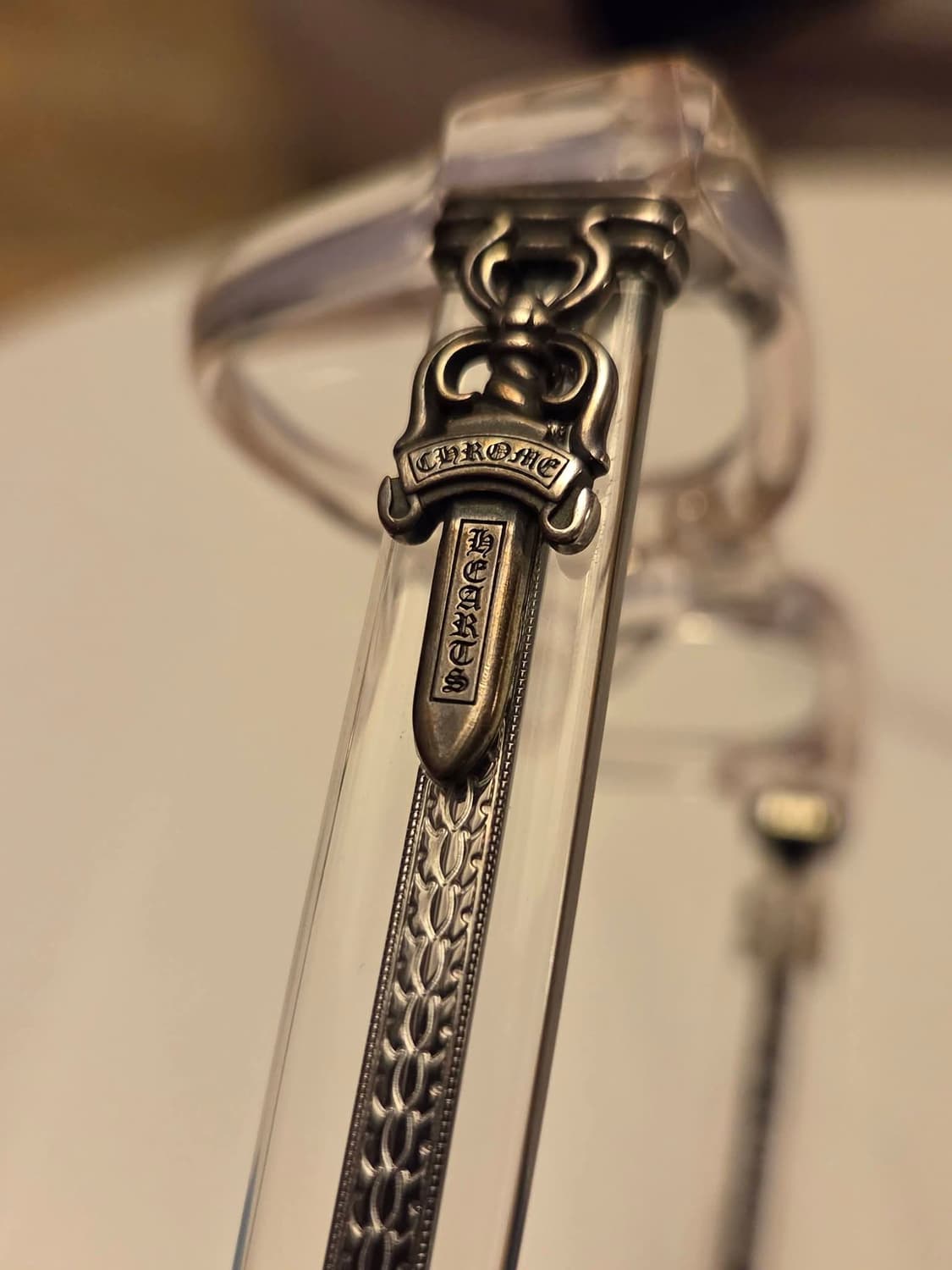 [정품] Chrome Hearts 클리어 솔 대거 안경 상품이미지2