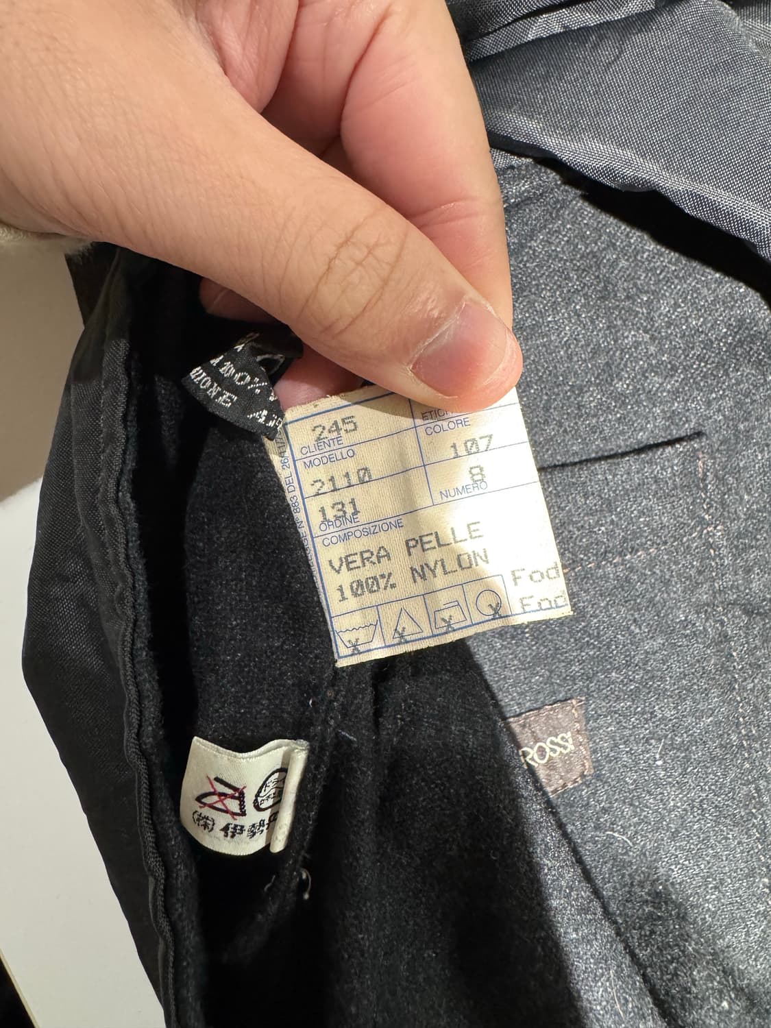 지안 카를로 로시 레더 베스트  상품이미지5