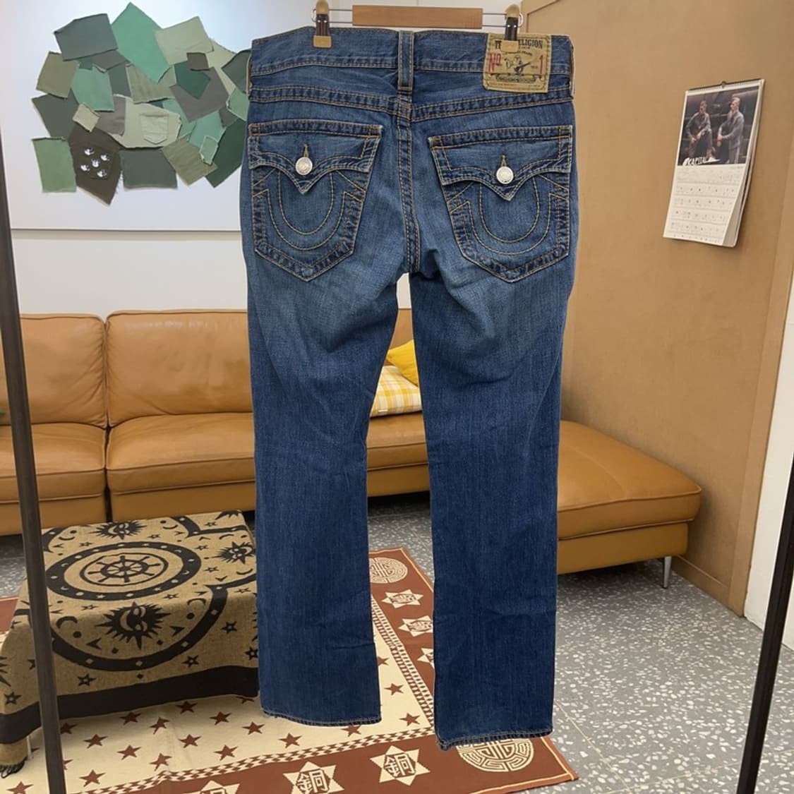 트루릴리전 리키 빅 티 캐주얼 빈티지 데님 청바지 32인치 C08626 상품이미지4