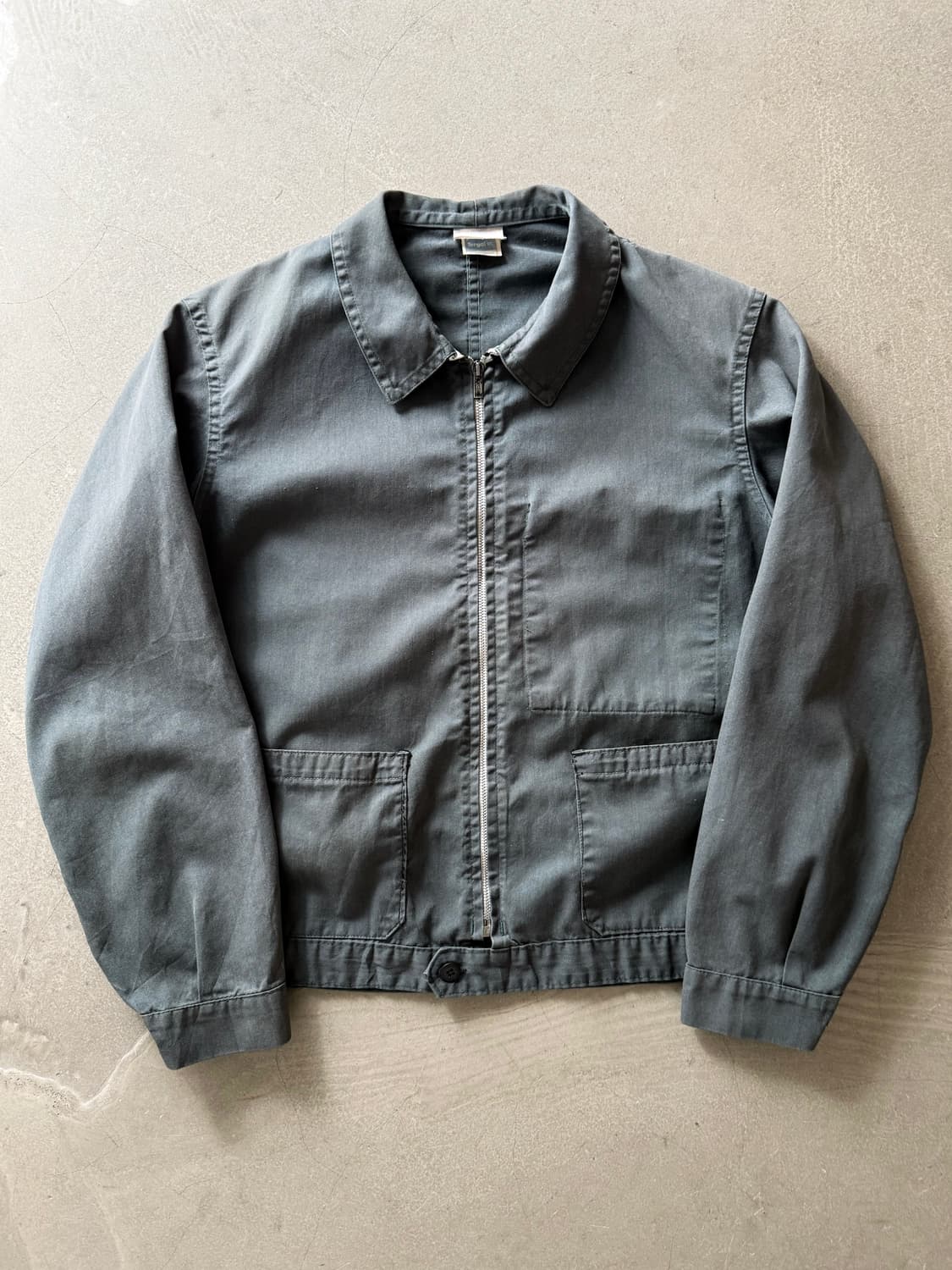 80s French Vintage Tergal Work Jacket 상품이미지5