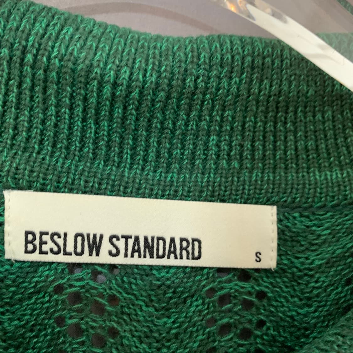 S 비슬로우 스탠다드 크로셰 니트 셔츠 가디건 상품이미지5