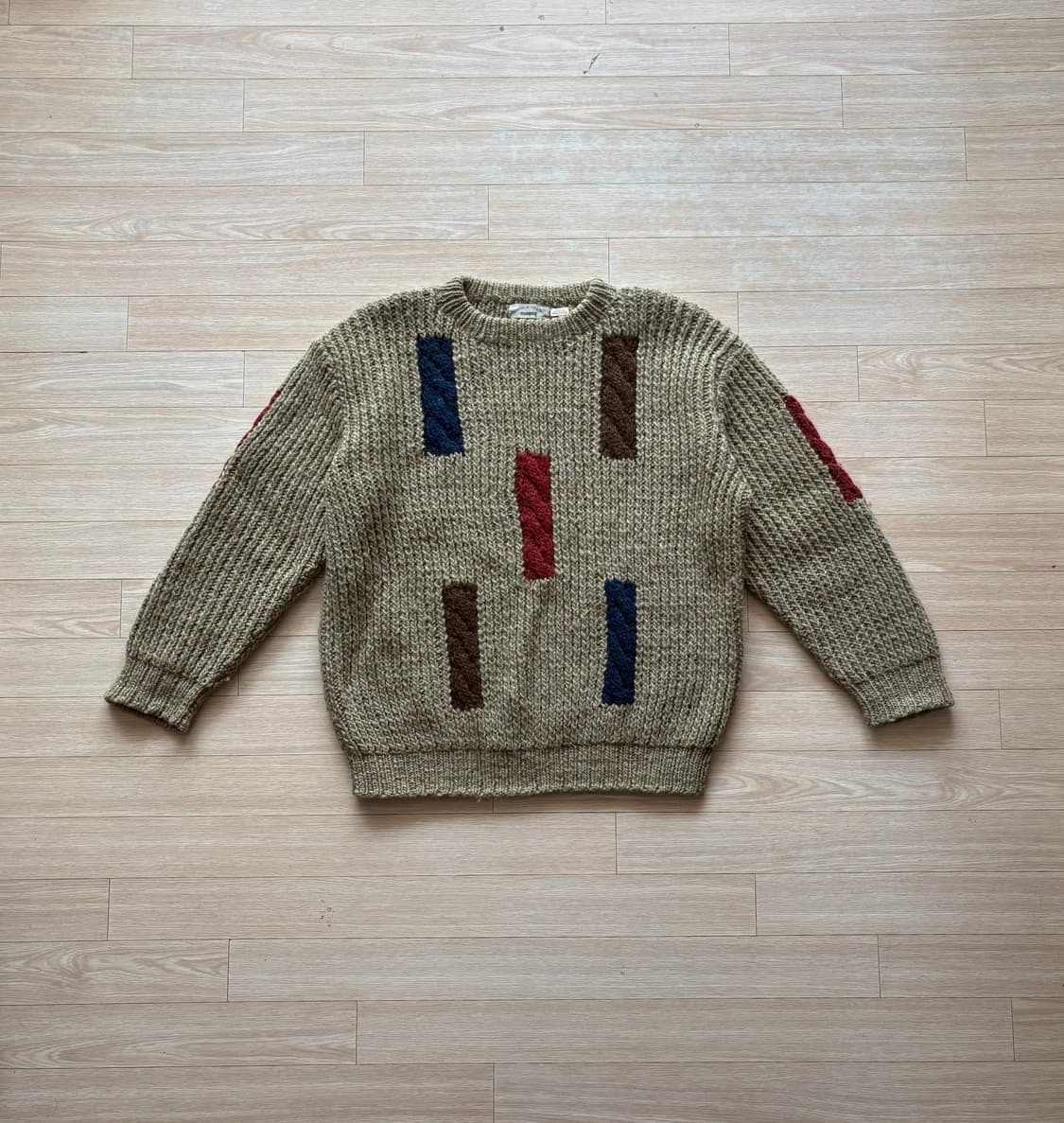 빈티지 수제 짜임 니트 상품이미지1