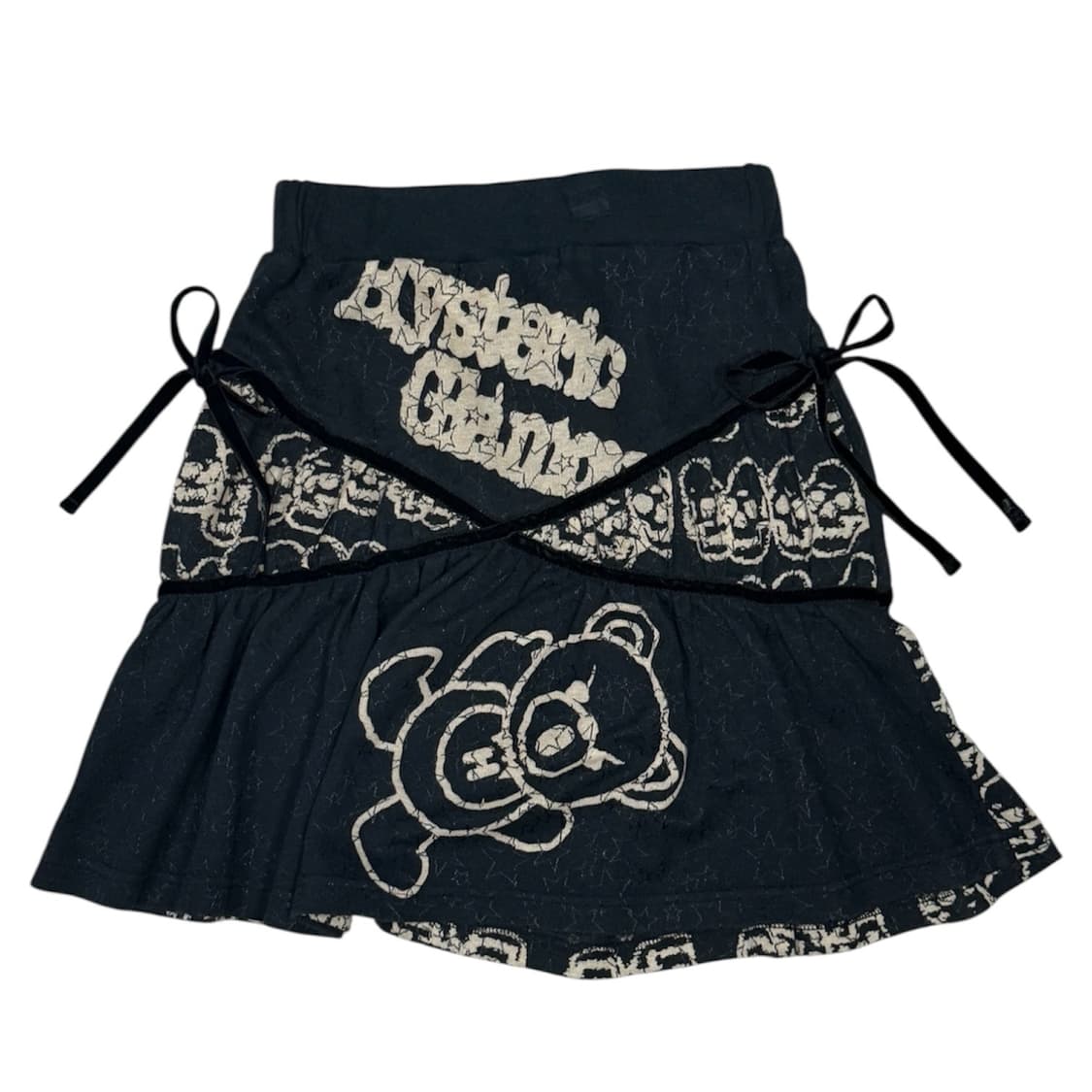 히스테릭 글래머 아카이브 무수한 별과 해골 곰돌이 미니스커트 치마 상품이미지1