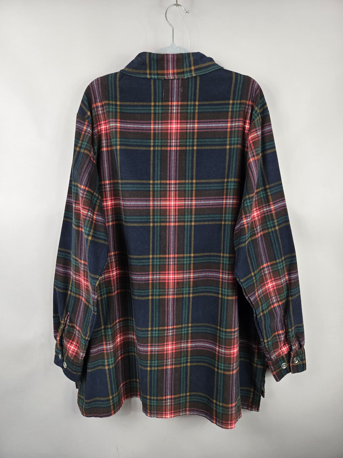 [무료배송]퍼스텝 L 남성 오버핏 코튜로이 골덴 체크 셔츠 상품이미지6