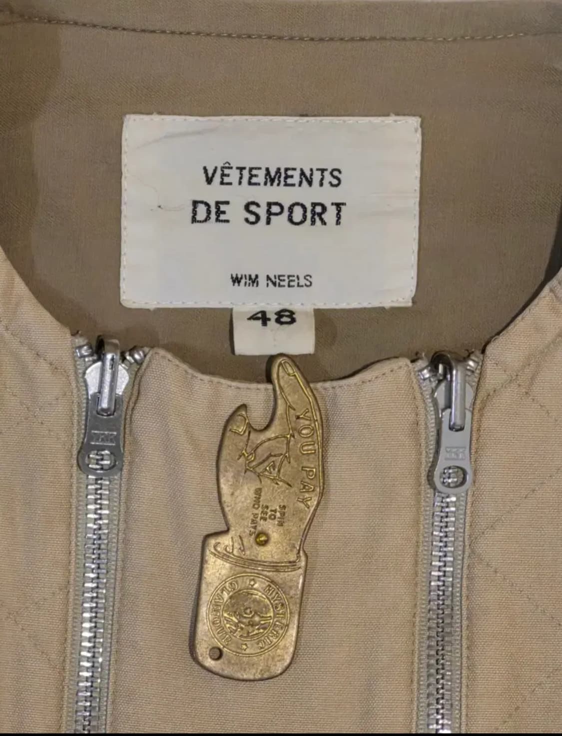 00s Wim Neels Reversible Quilting Vest
 상품이미지4