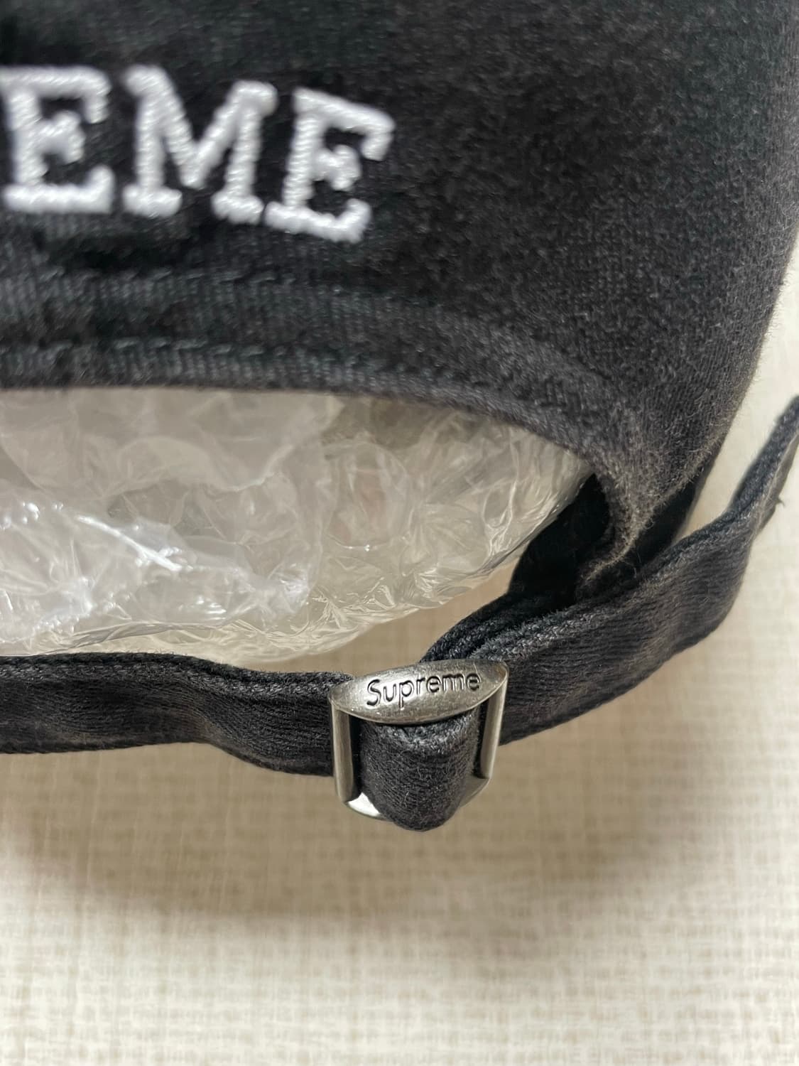 20fw 슈프림 멀티컬러 Logo 6-Panel 블랙 상품이미지3