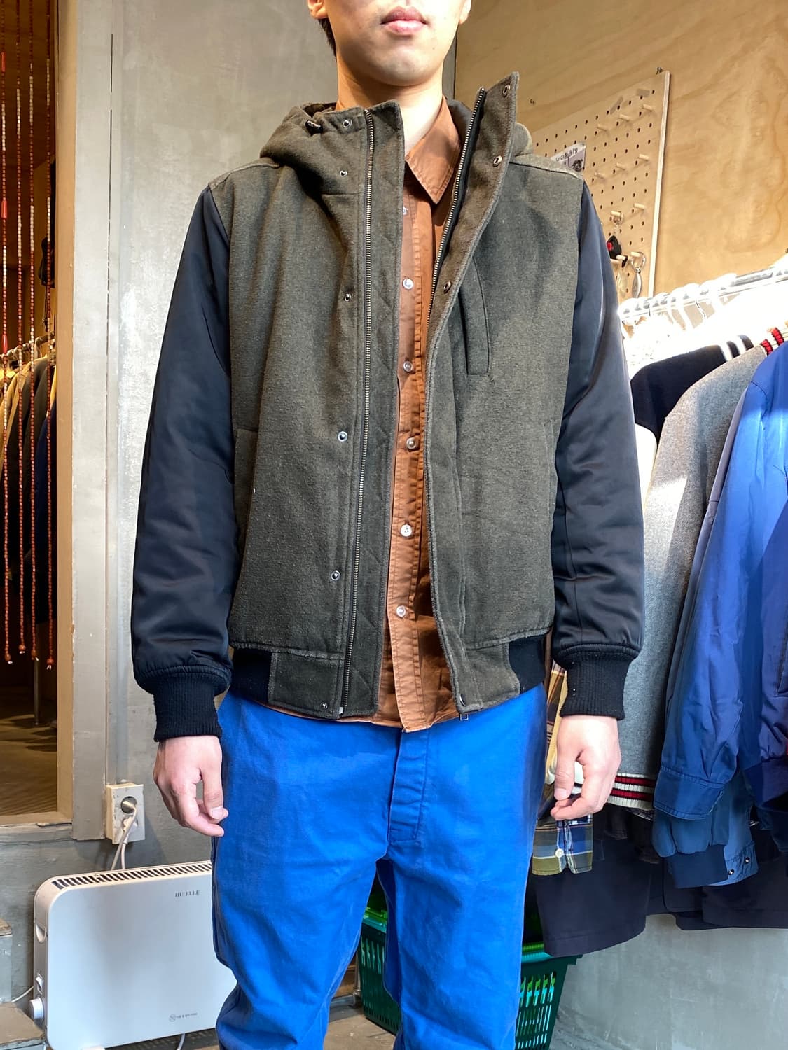 A.V.V 울 나일론믹스 해체주의 자켓 상품이미지1