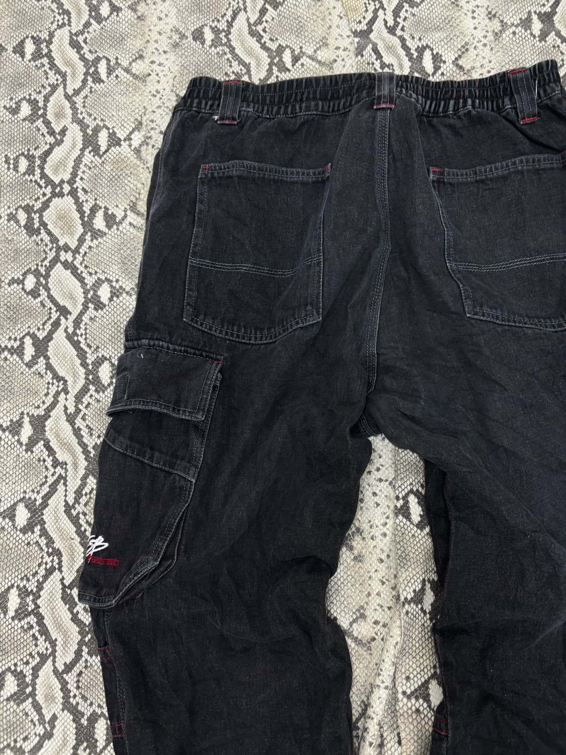 “Vintage” Y2K Mood Black Cargo Pants 상품이미지8
