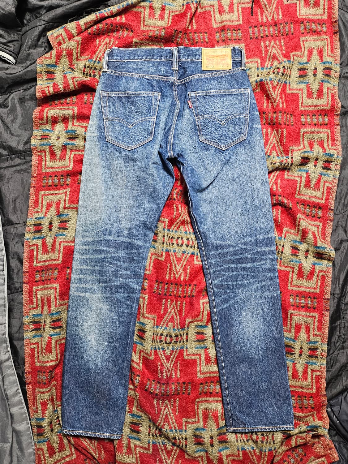 리바이스 501 CT 셀비지 데님진 30x32 상품이미지3