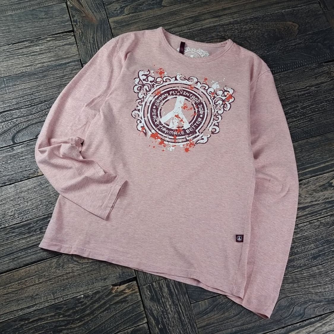 [일본빈티지] 그래픽 프린팅 빈티지 롱슬리브 긴팔티 M18406 상품이미지1