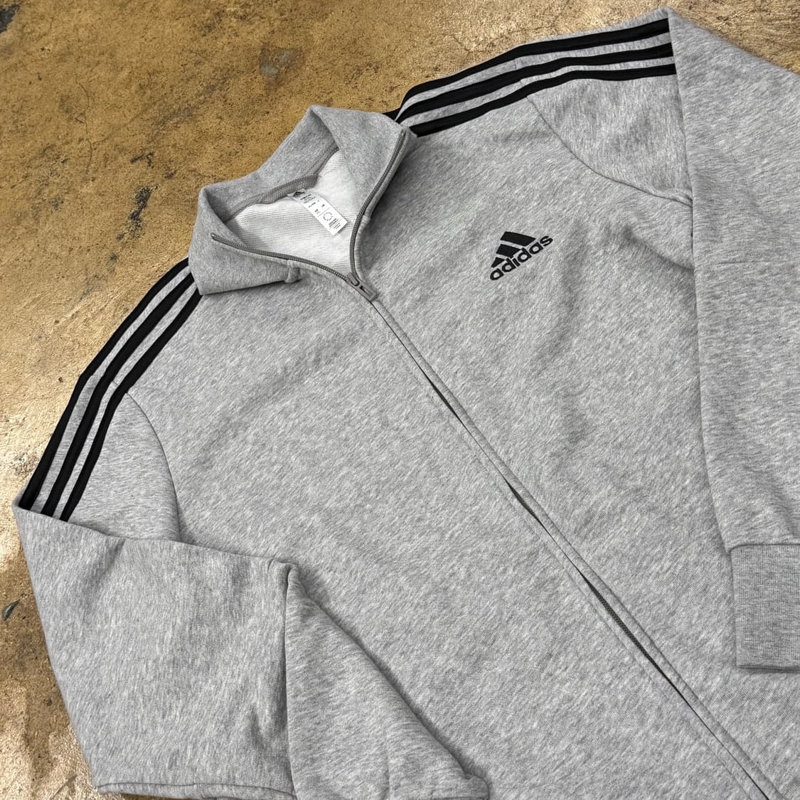 아디다스 회검 코튼 면 져지 트랙탑  상품이미지1