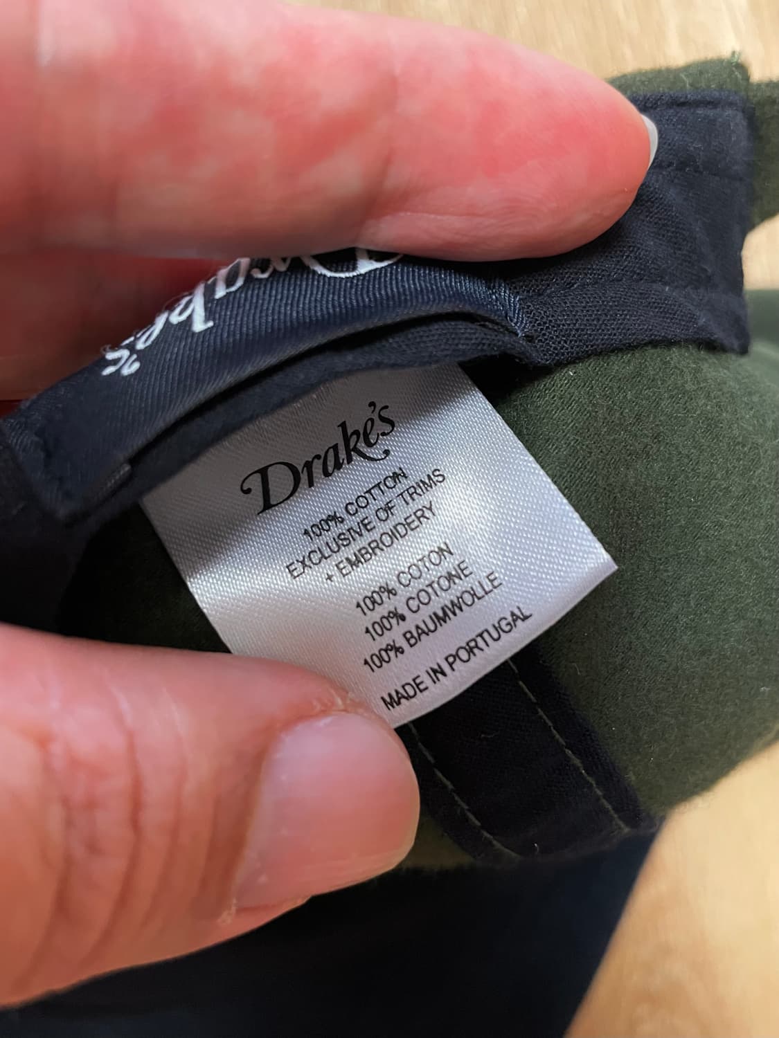 택포) 국내 유일 드레익스 Drakes 투톤 코튼 볼캡 모자 상품이미지4