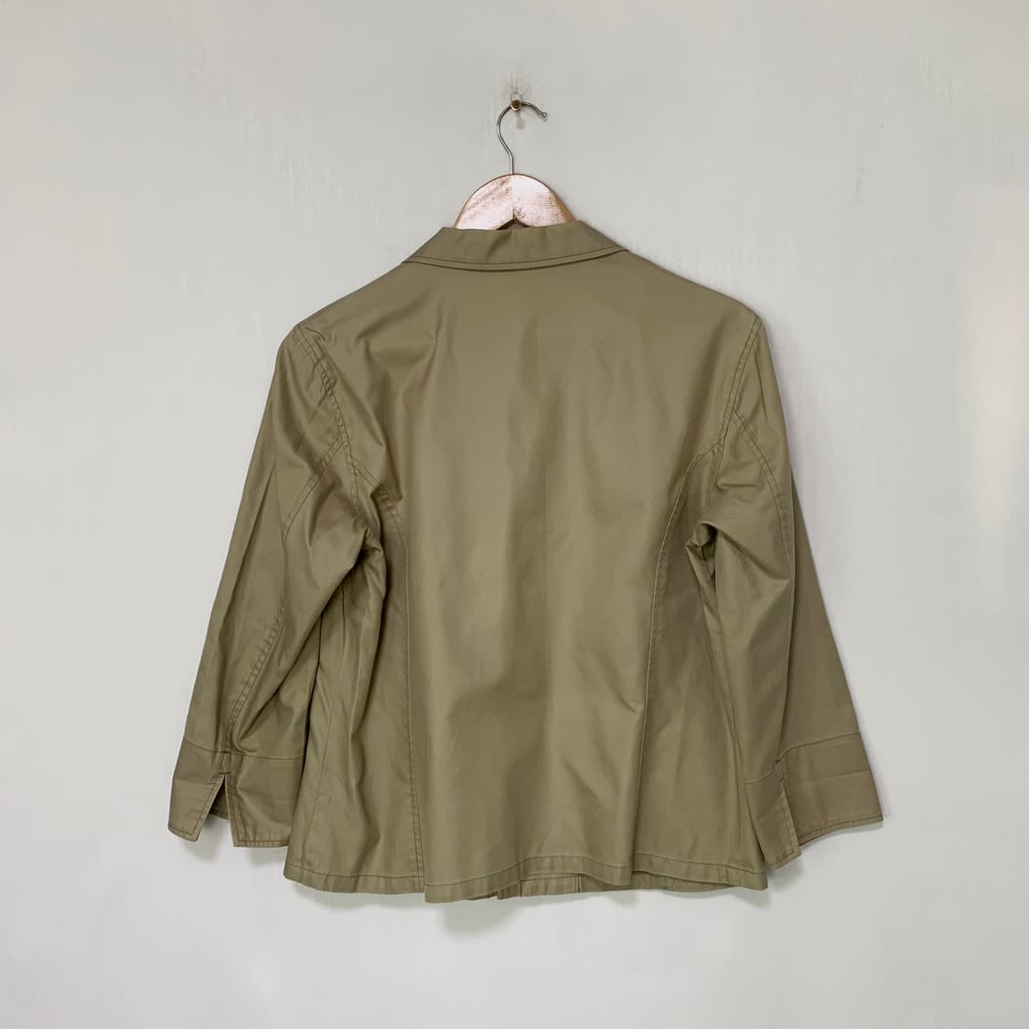 이세이미야케 플랜테이션 여성 7부 소매 트렌치 자켓 M 상품이미지6