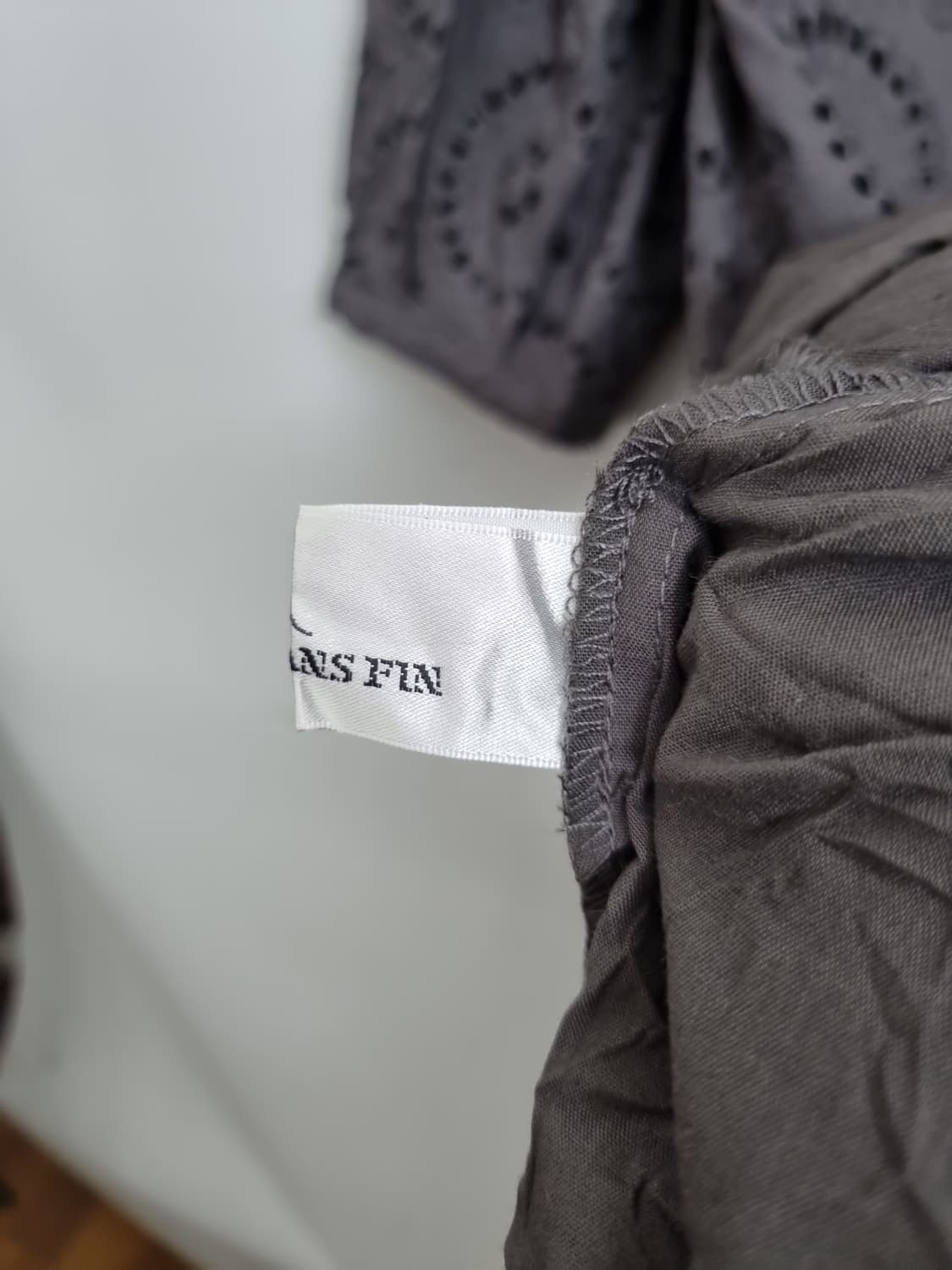 JPN 그레이 펀칭 코튼 원피스  상품이미지7