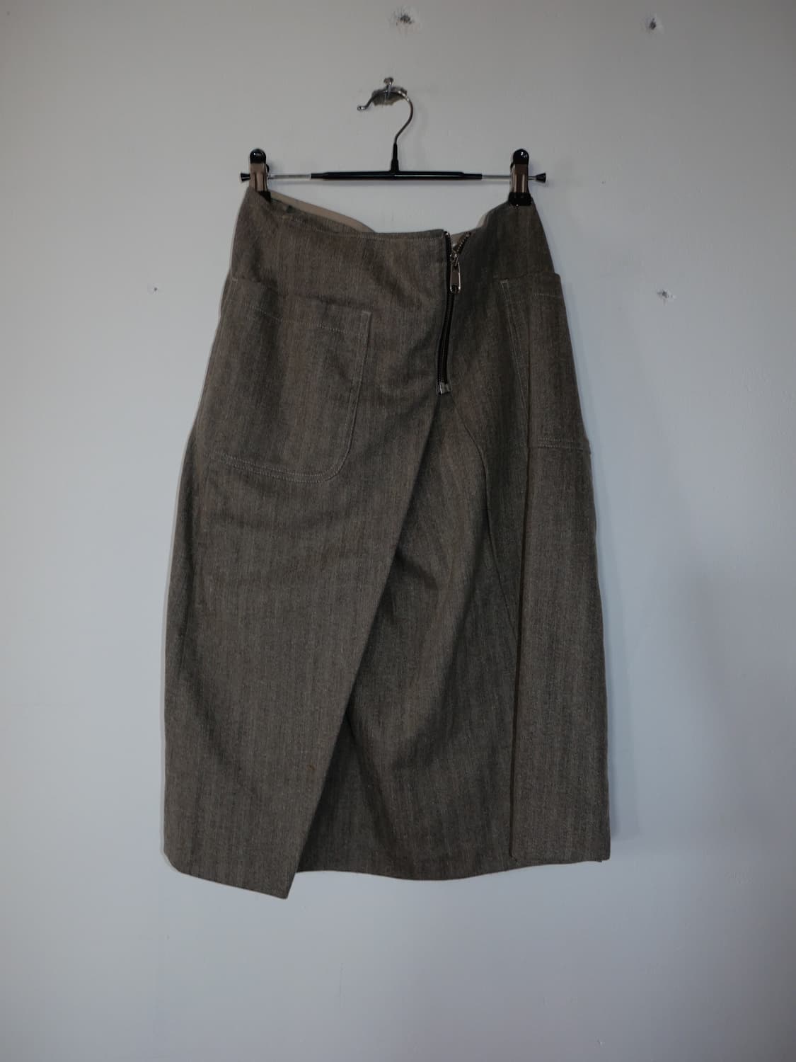 double-zip layered skirt #mm6 상품이미지1