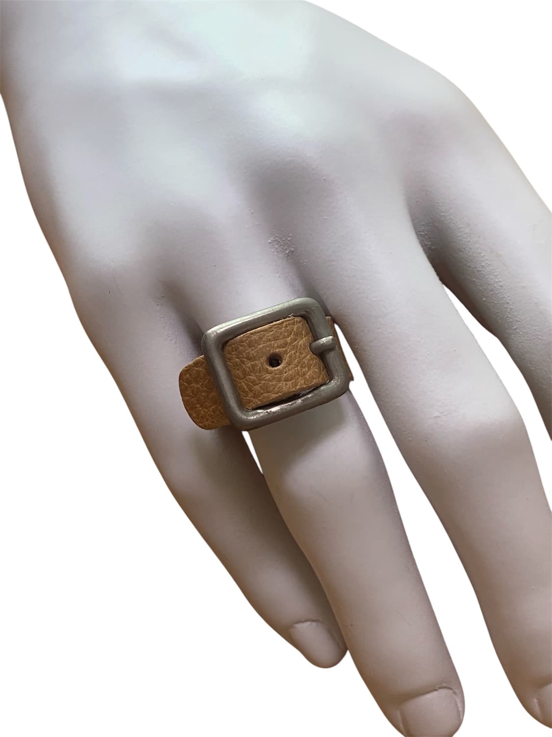 90s Leather Buckle Ring 상품이미지2