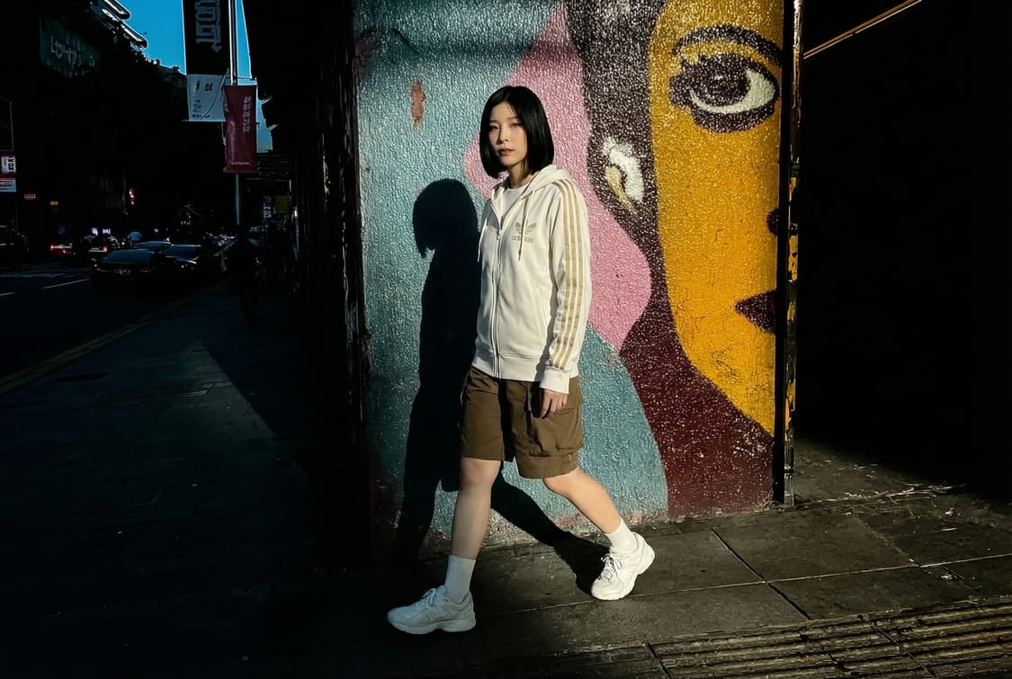 🌿adidas 트랙 집업 후드 아이보리 x 골드 스트 상품이미지1