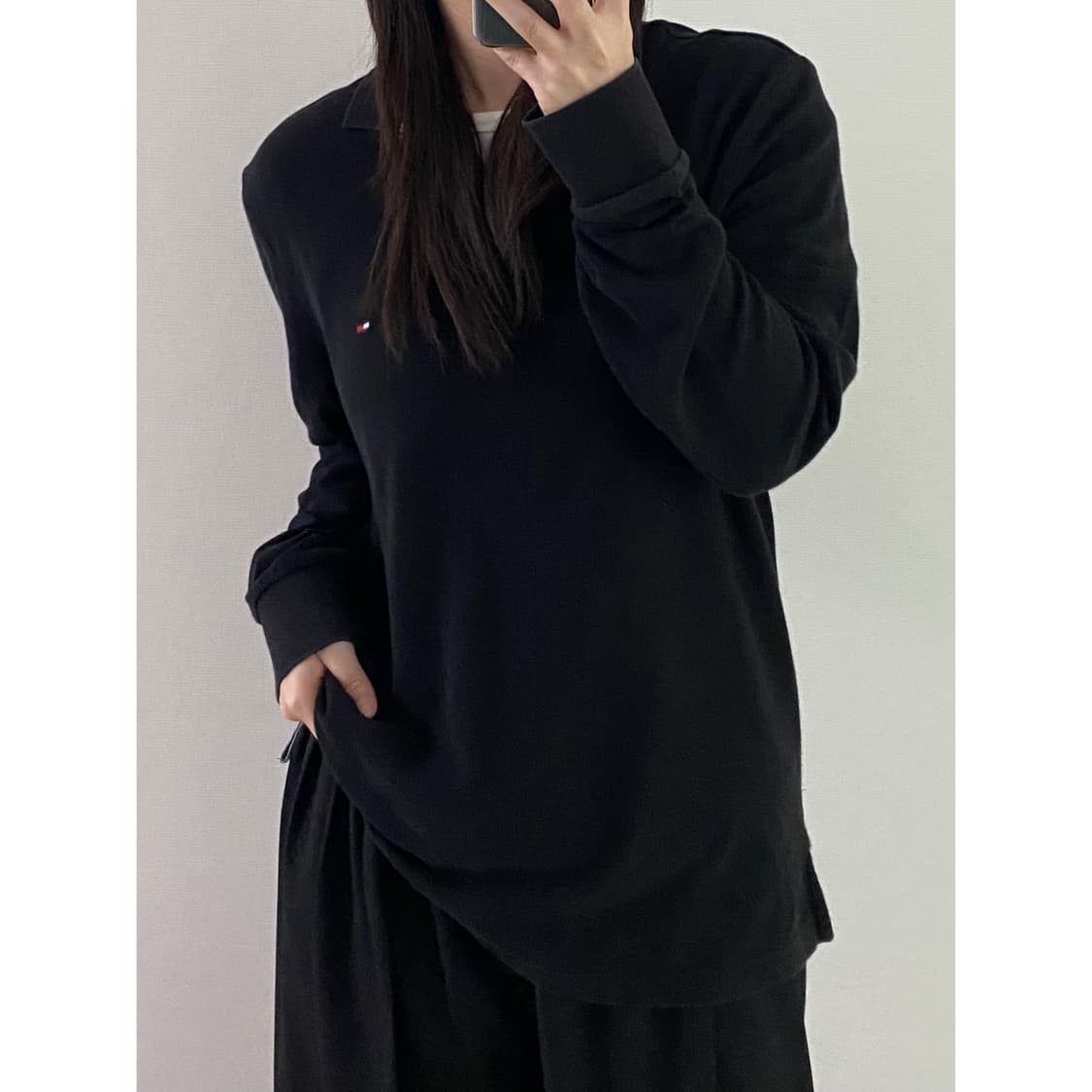 타미힐피거 긴팔카라티 상품이미지1