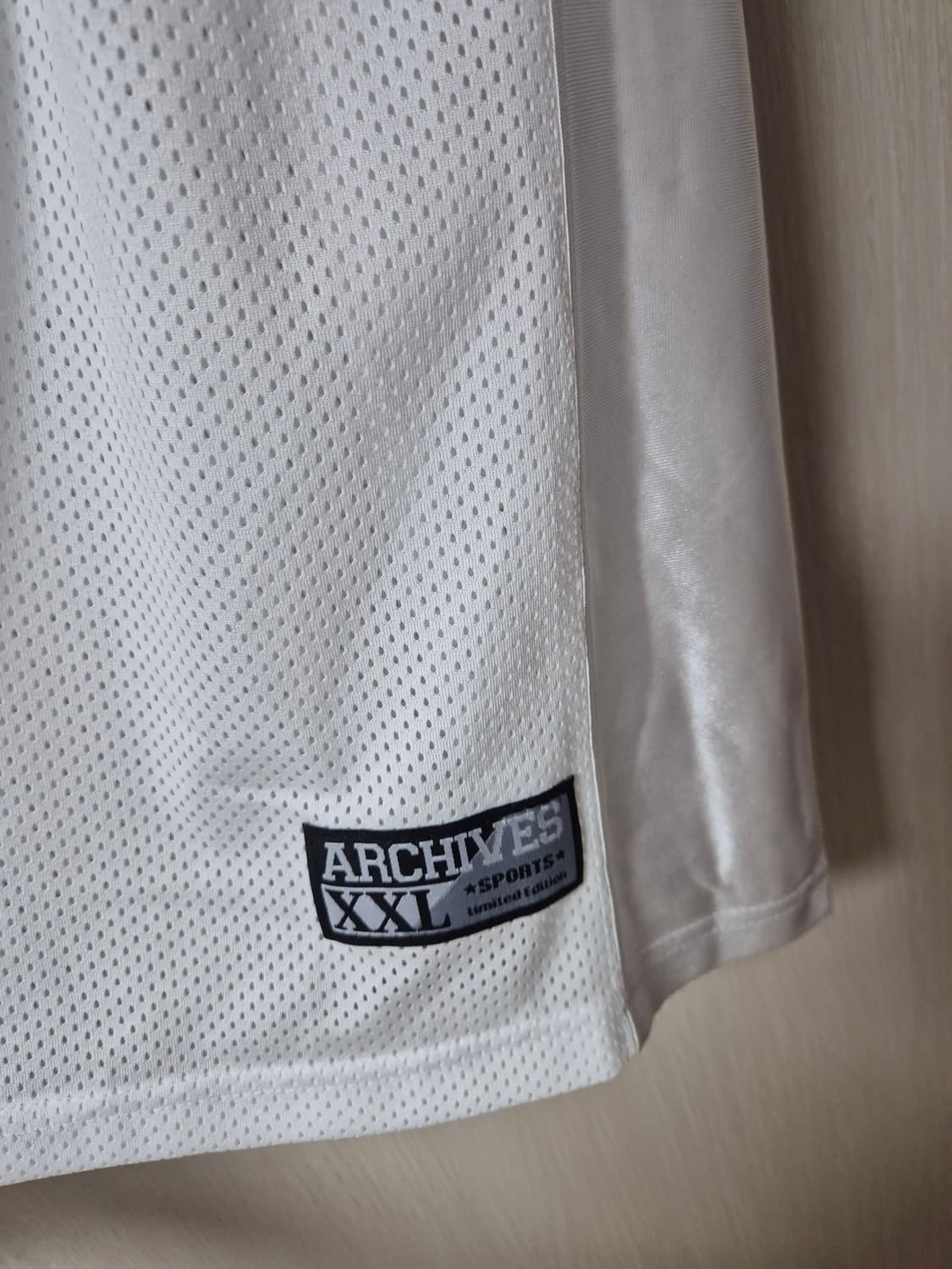 (새제품) 2000 아카이브 풋볼 셔츠 데님 반팔 상품이미지5