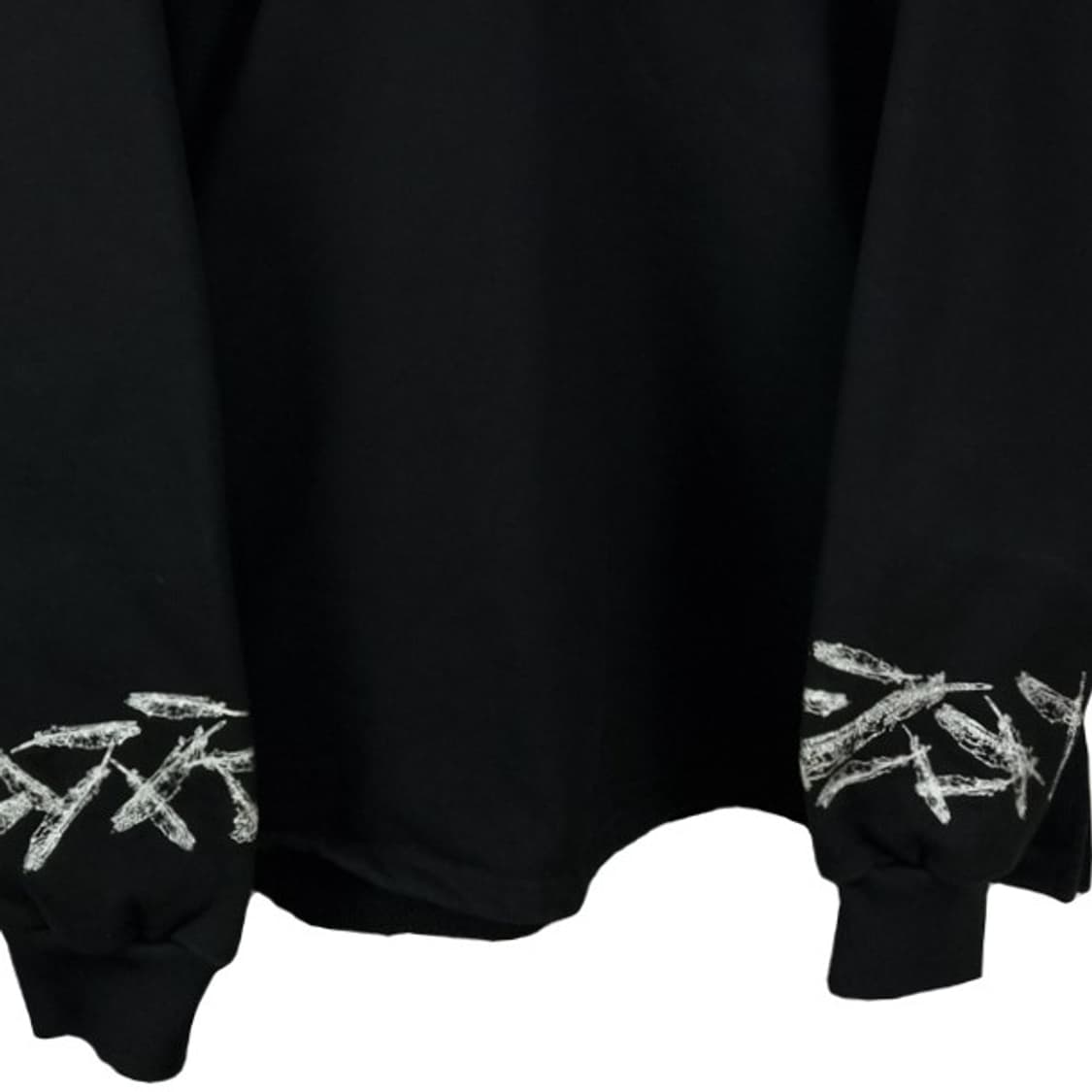 [나인옥토퍼스] 인디언 자수 오버핏 후드티 블랙 M19419 상품이미지5